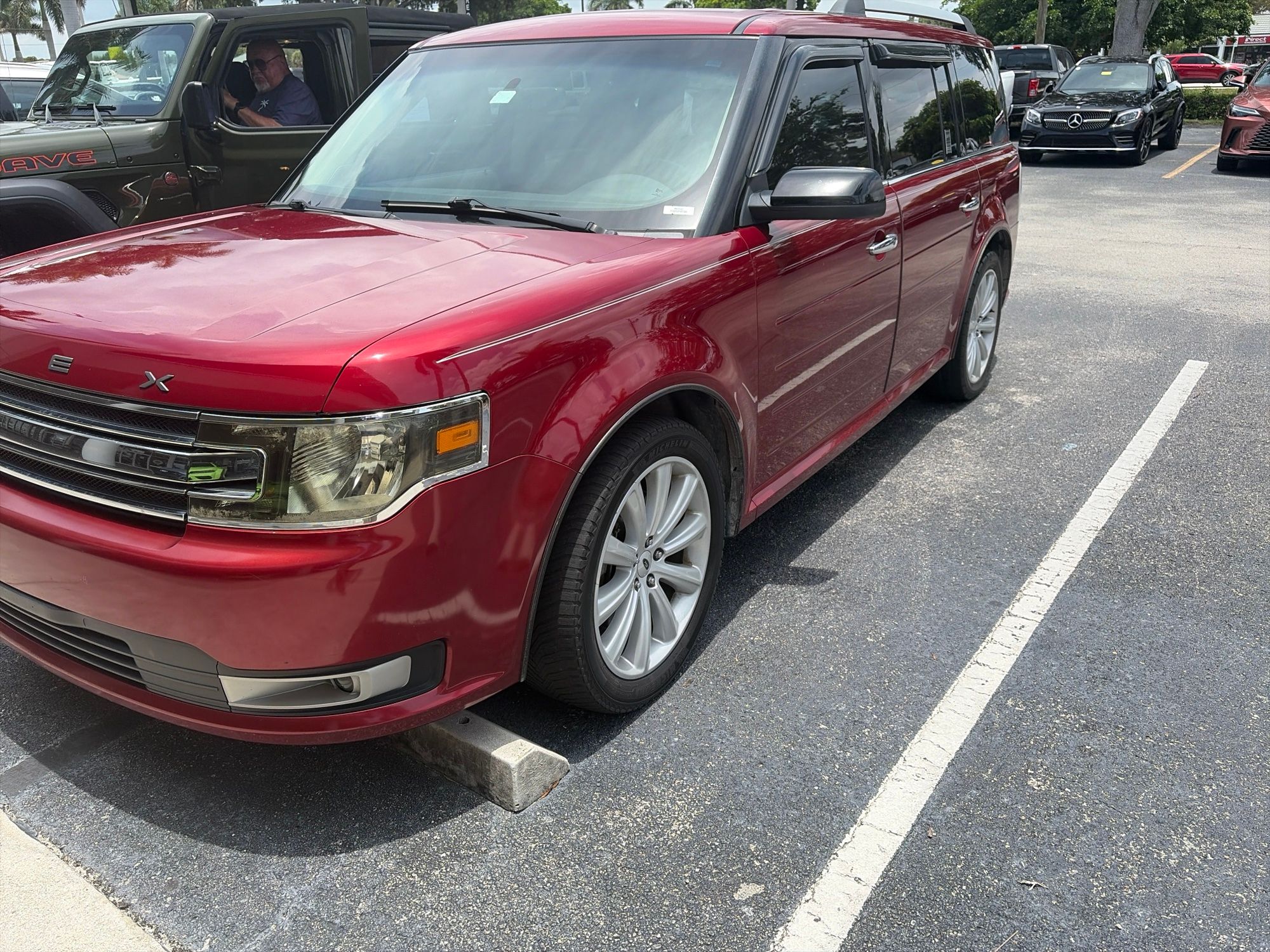 Used 2018 Ford Flex SEL with VIN 2FMGK5C86JBA19350 for sale in Bonita Springs, FL