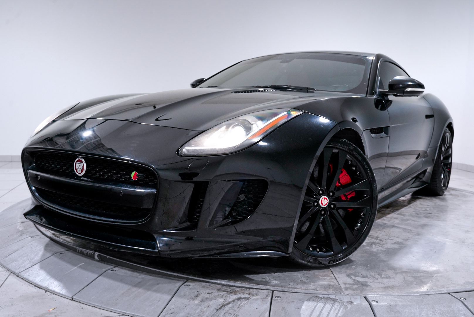 Black 2015 Jaguar F-TYPE S Coupe RWD Coupe Rear-Wheel Drive 8-Speed Automatic