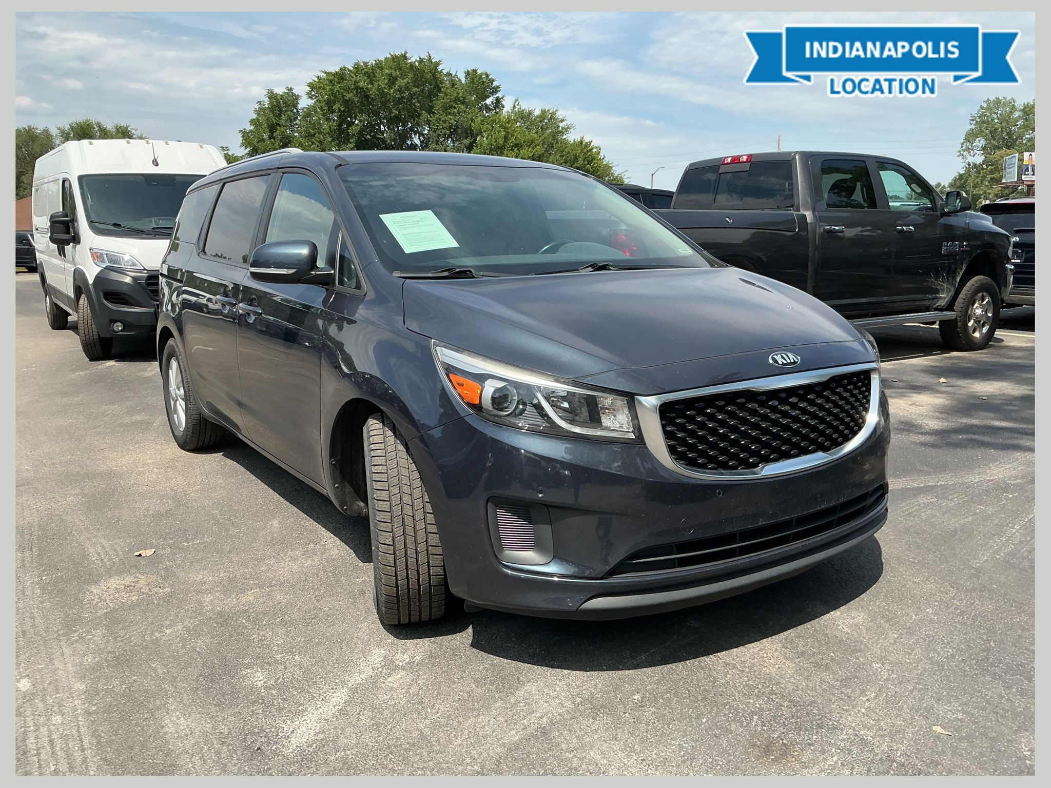 Midnight Sapphire 2017 Kia Sedona Minivan Front-Wheel Drive 6-Speed Automatic