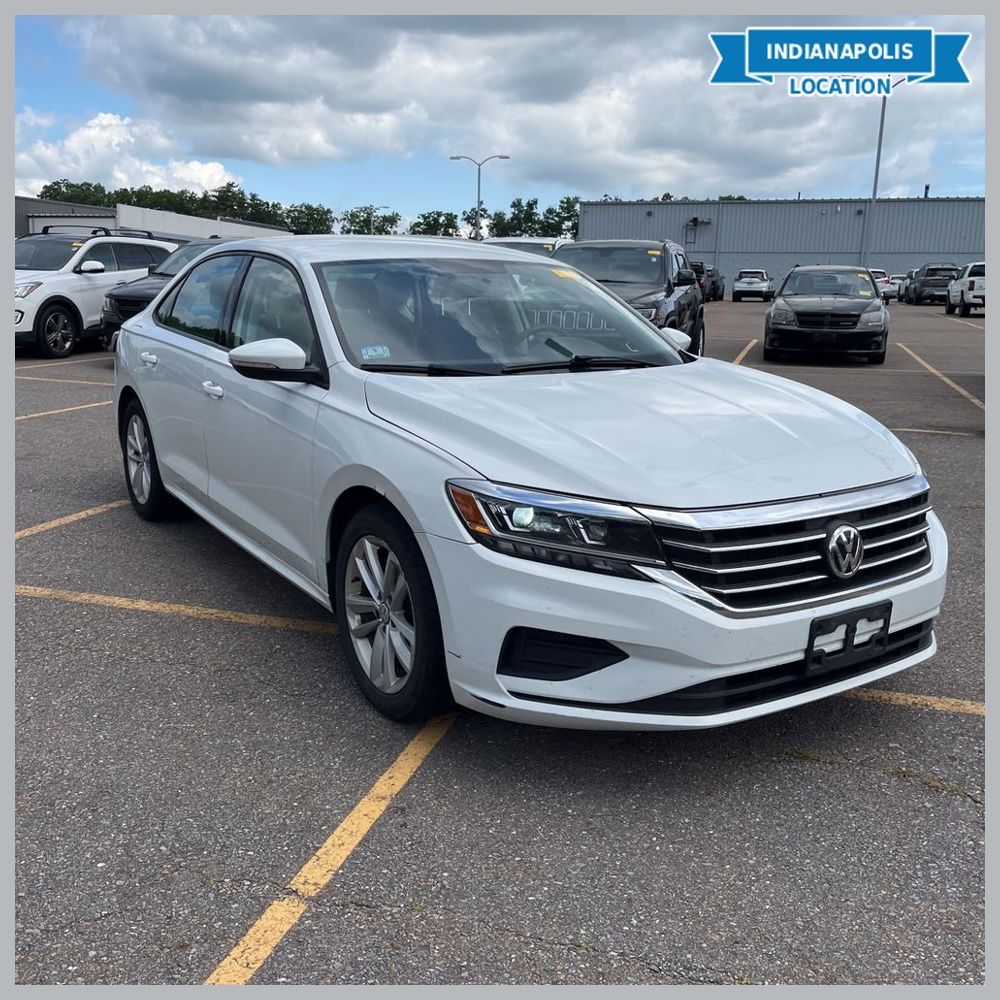 Pure White 2020 Volkswagen Passat 2.0T S FWD Sedan Front-Wheel Drive 6-Speed Automatic