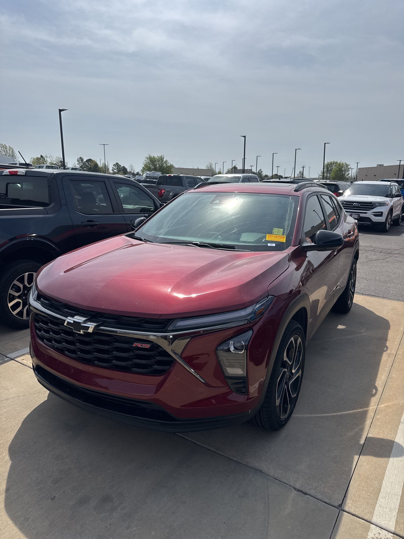 Red (Crimson Metallic) 2024 Chevrolet Trax RS with 2RS FWD SUV / Crossover Front-Wheel Drive 6-Speed Automatic