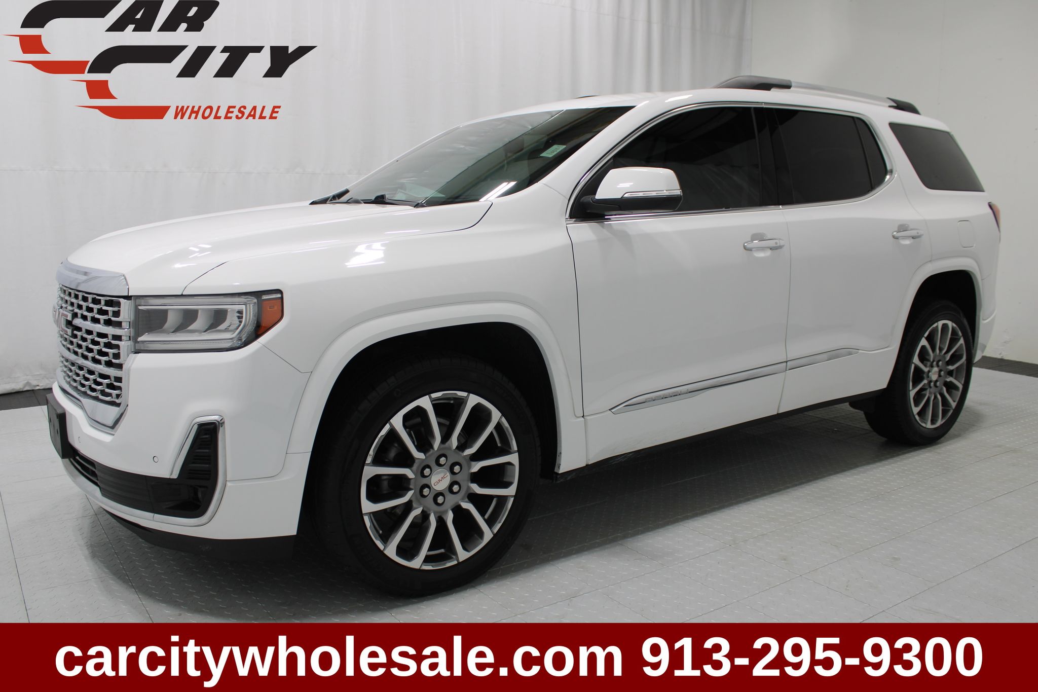 Summit White 2023 GMC Acadia SUV / Crossover Four-Wheel Drive 9-Speed Automatic