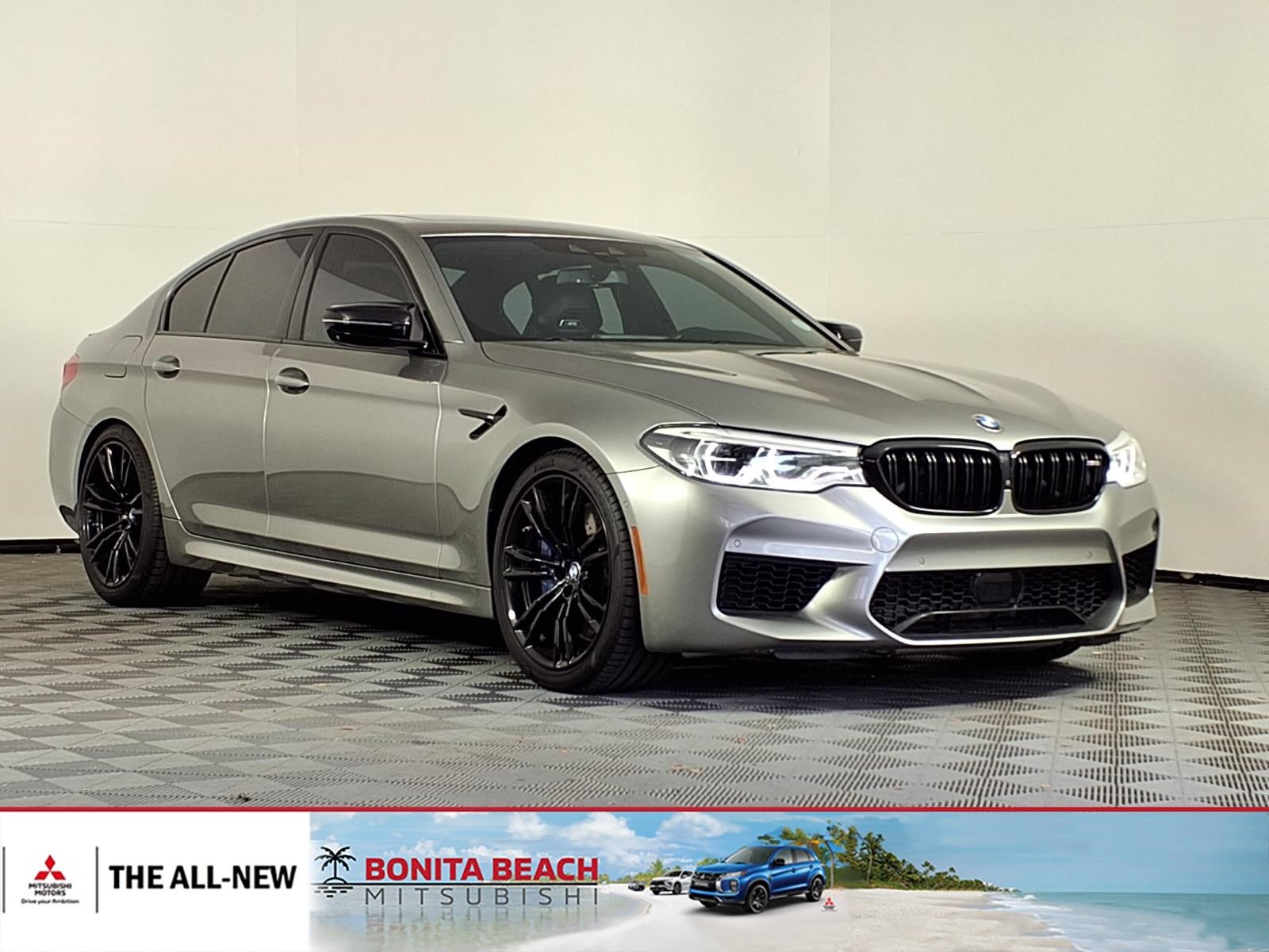 Donington Gray Metallic 2019 BMW M5 Sedan All-Wheel Drive 8-Speed Automatic