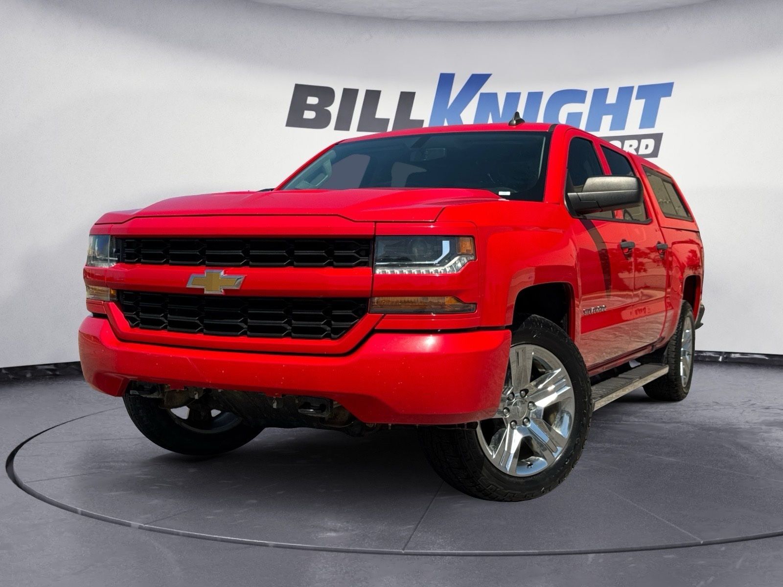 Red Hot 2018 Chevrolet Silverado 1500 Pickup Truck Four-Wheel Drive 6-Speed Automatic Overdrive