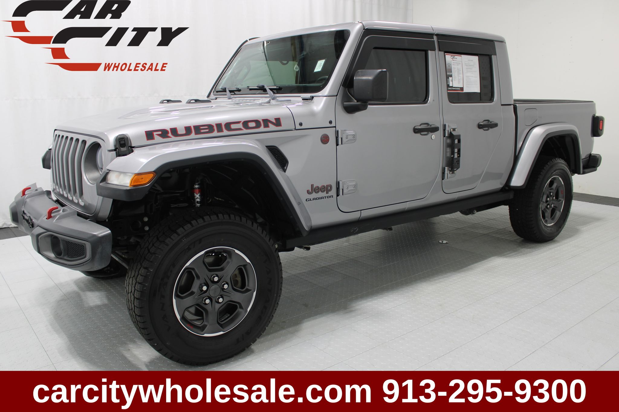 Billet Silver Metallic Clearcoat 2020 Jeep Gladiator Pickup Truck Four-Wheel Drive 8-Speed Automatic