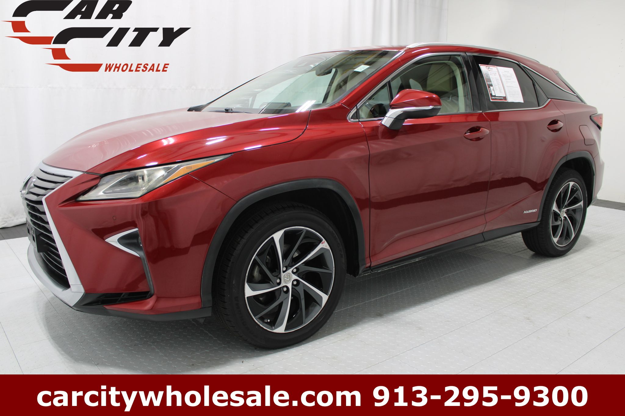 Matador Red Mica 2016 Lexus RX Hybrid SUV / Crossover All-Wheel Drive Continuously Variable Transmission
