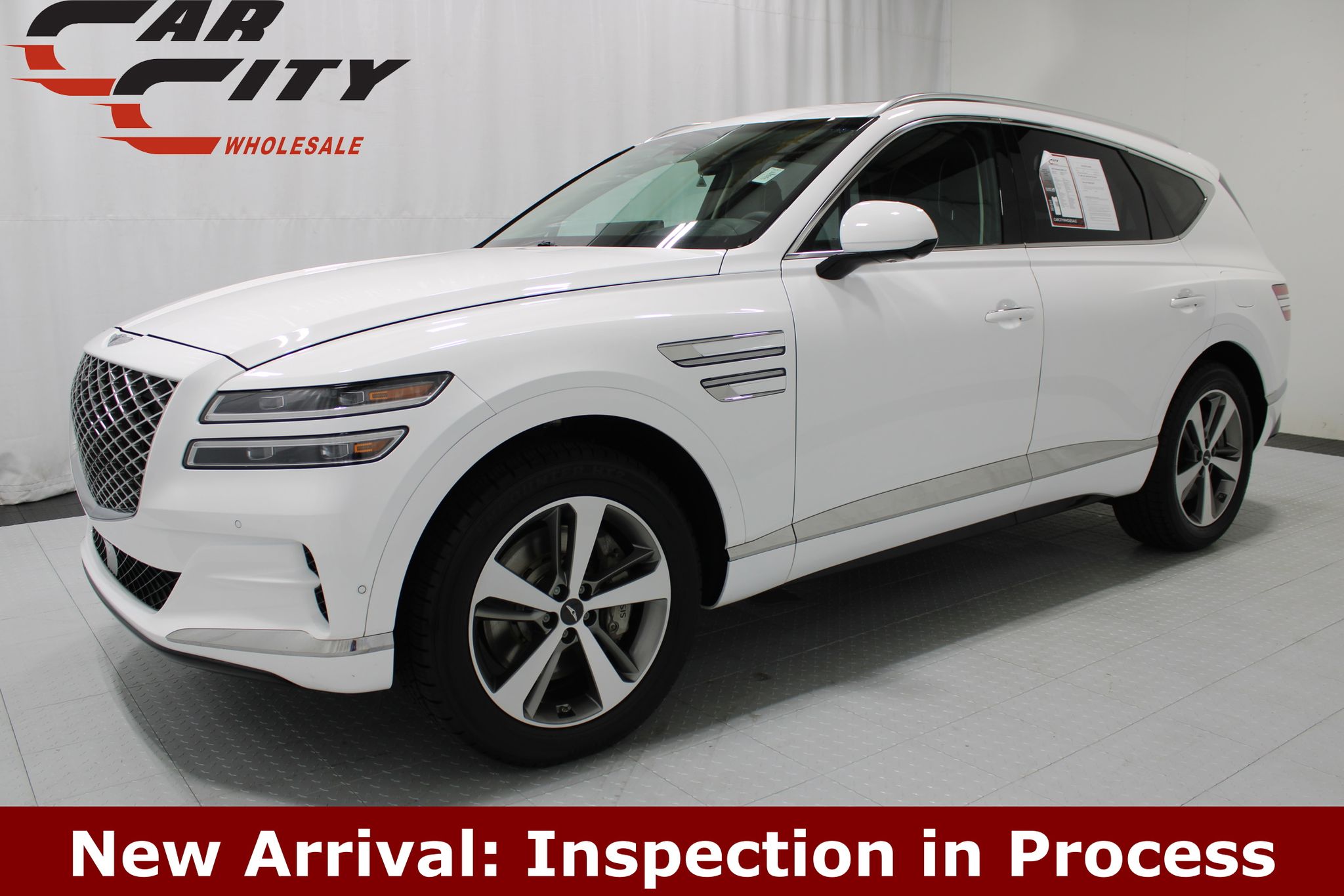 Alta White 2023 Genesis GV80 SUV / Crossover All-Wheel Drive 8-Speed Automatic