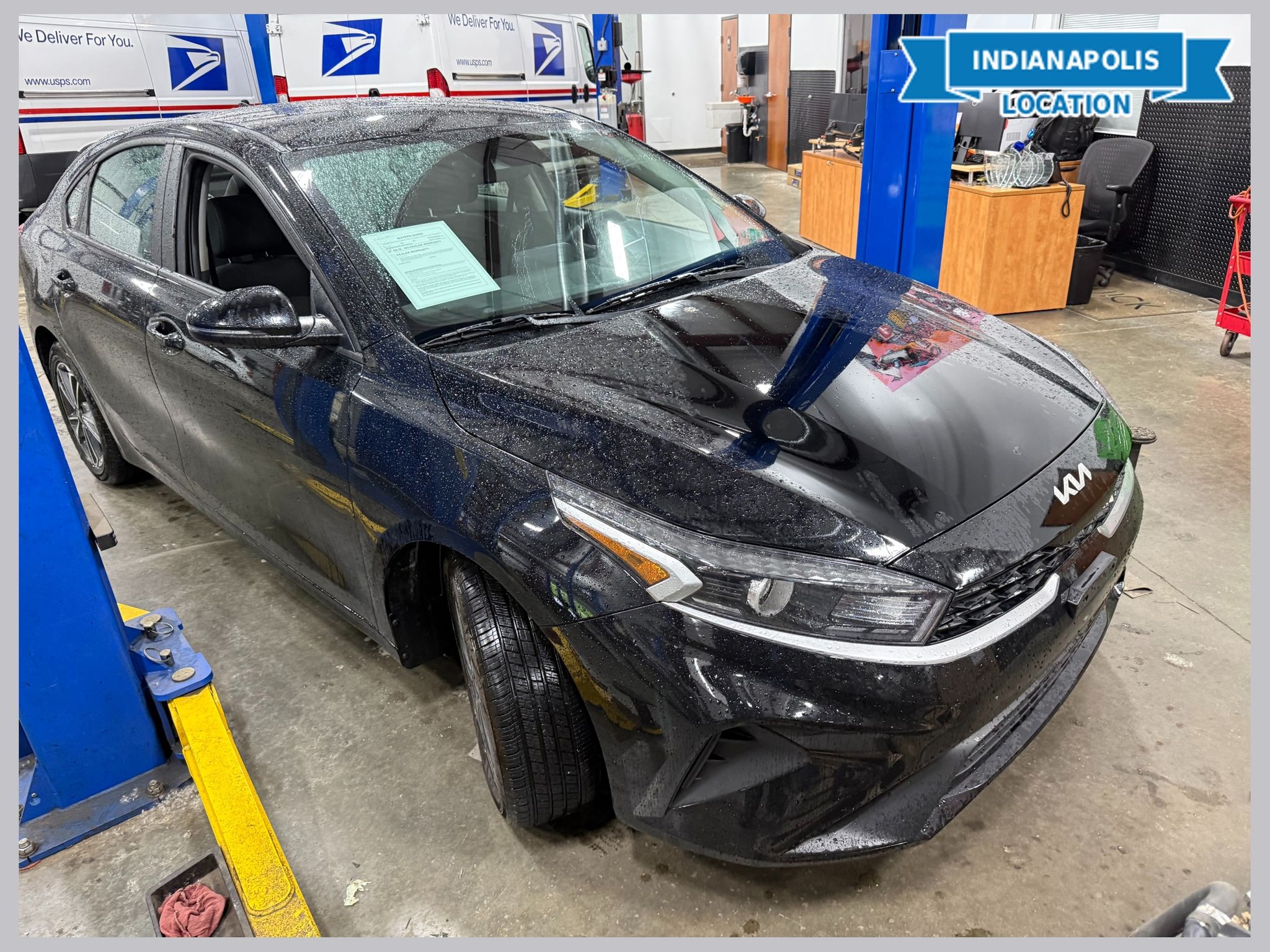 Aurora Black 2023 Kia Forte LXS FWD Sedan Front-Wheel Drive Continuously Variable Transmission