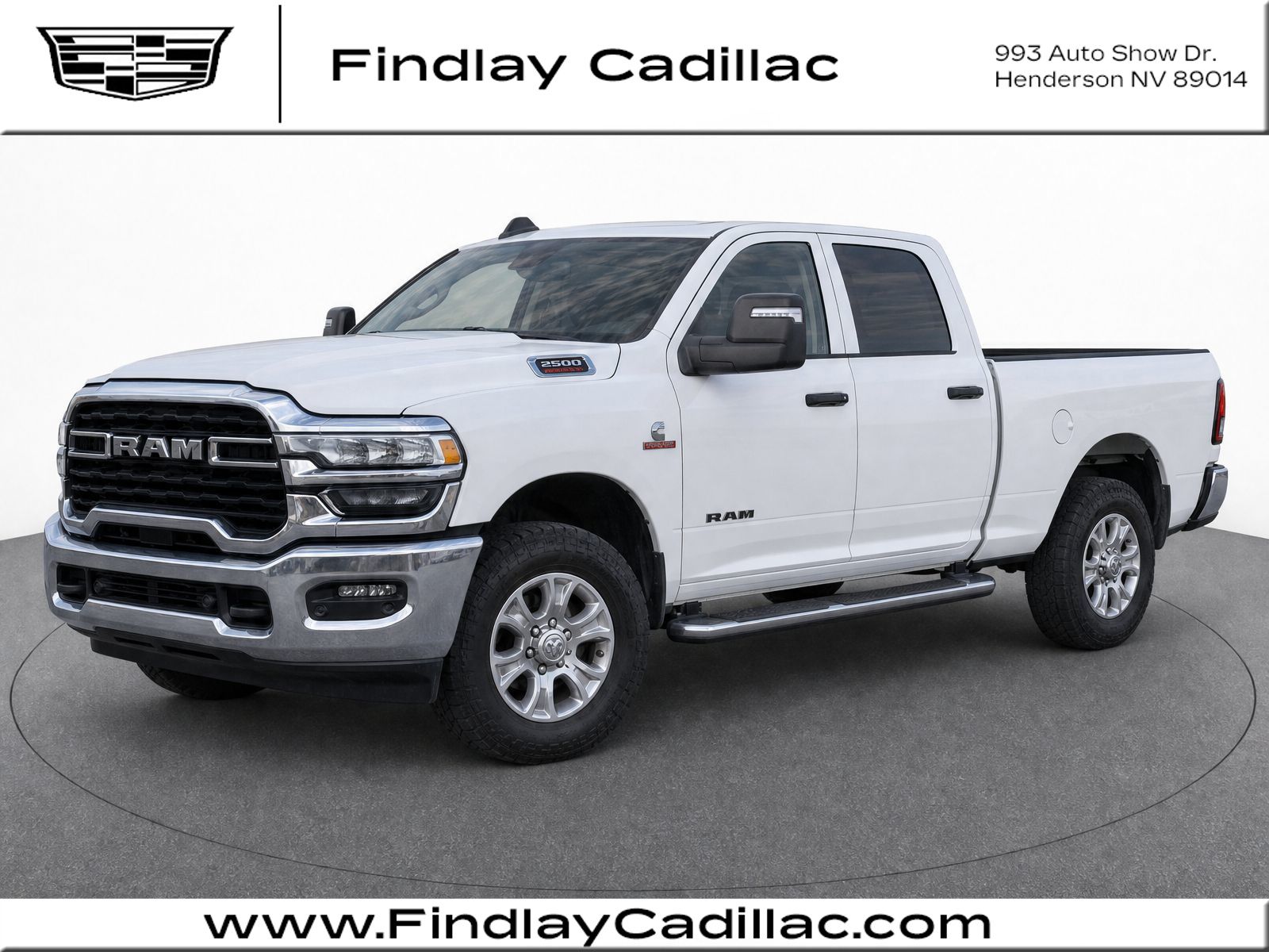 Bright White Clearcoat 2025 RAM 2500 Pickup Truck Four-Wheel Drive 8-Speed Automatic