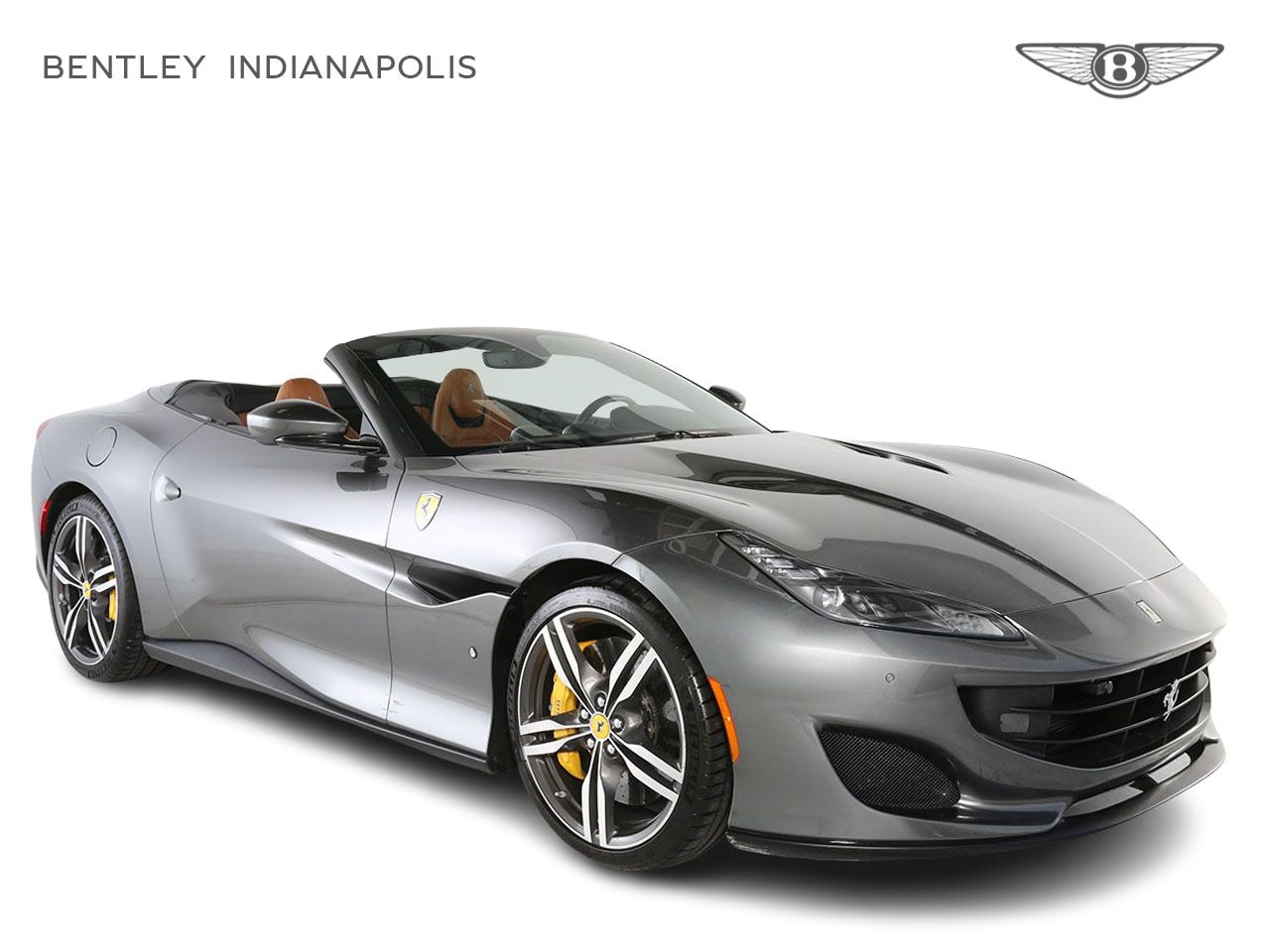 Grigio Scuro 2019 Ferrari Portofino Convertible Rear-Wheel Drive 7-Speed Automatic