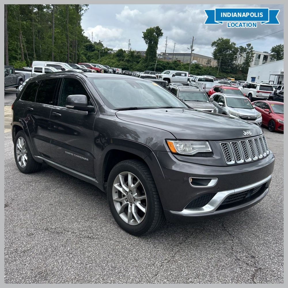 Gray (Granite Crystal Metallic Clearcoat) 2015 Jeep Grand Cherokee Summit 4WD SUV / Crossover Four-Wheel Drive 8-Speed Automatic