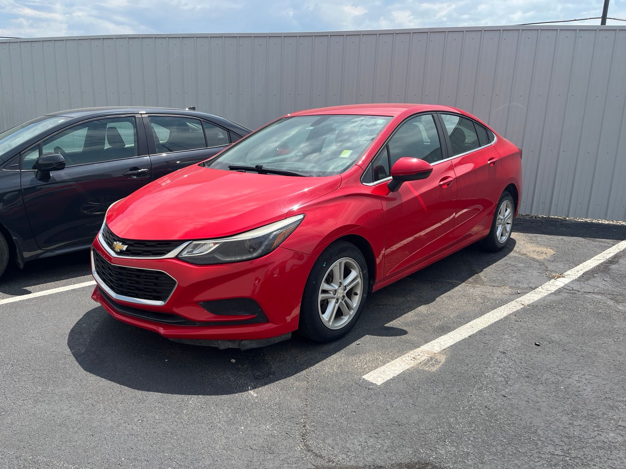 Red Hot 2017 Chevrolet Cruze Sedan Front-Wheel Drive 6-Speed Automatic