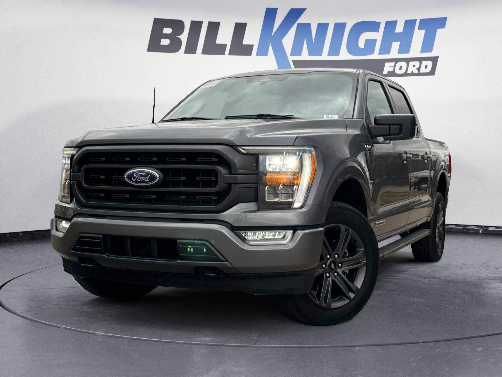 Gray Metallic 2023 Ford F-150 XLT SuperCrew 4WD Pickup Truck Four-Wheel Drive Automatic