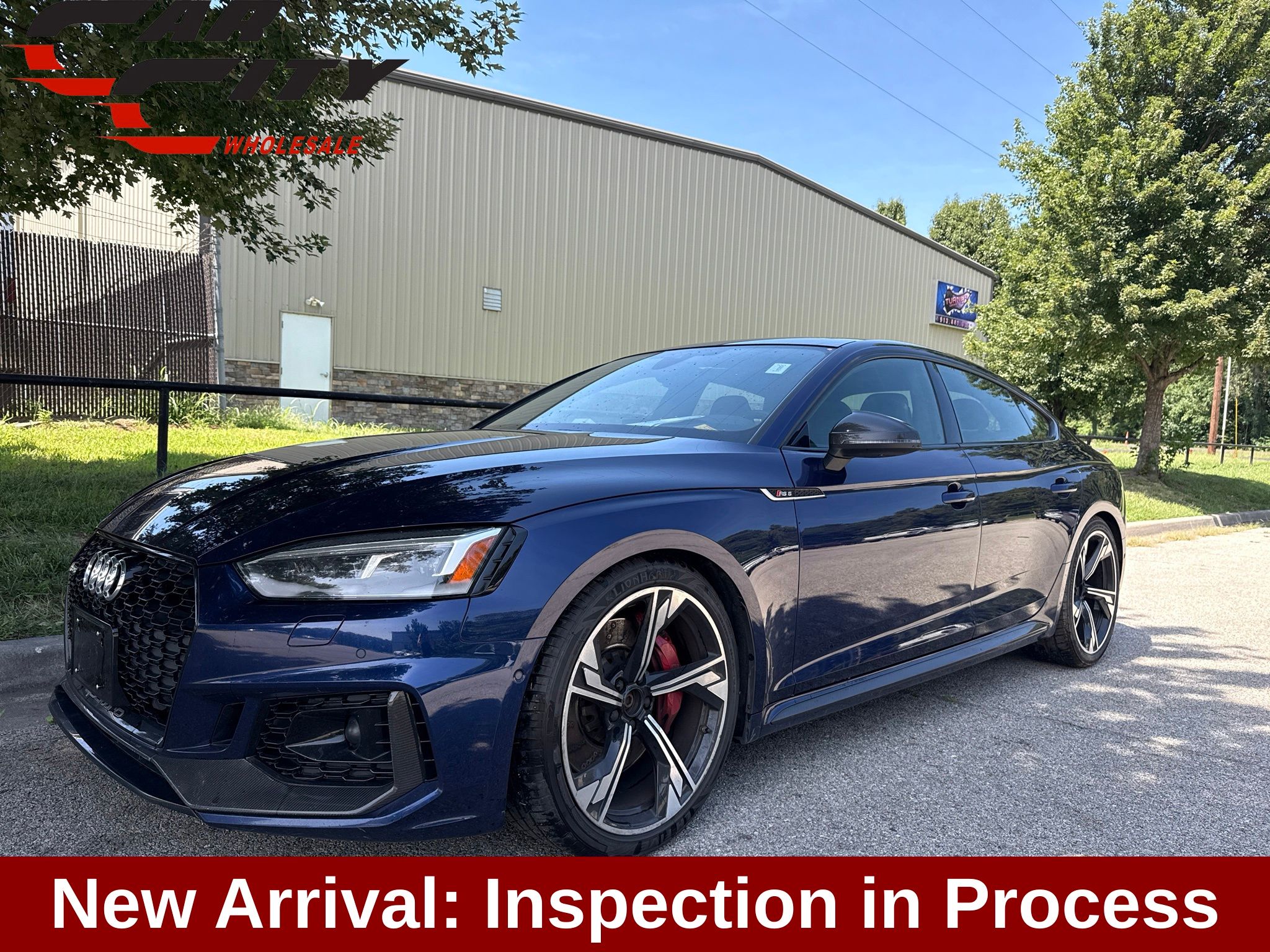 Blue 2019 Audi RS 5 Sportback Sedan All-Wheel Drive 8-Speed Automatic