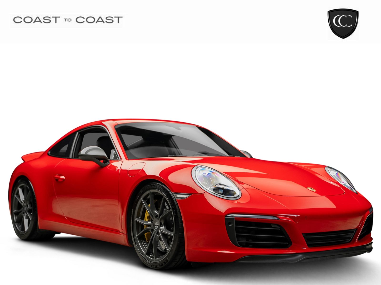 Guards Red 2018 Porsche 911 Coupe Rear-Wheel Drive 7-Speed Manual