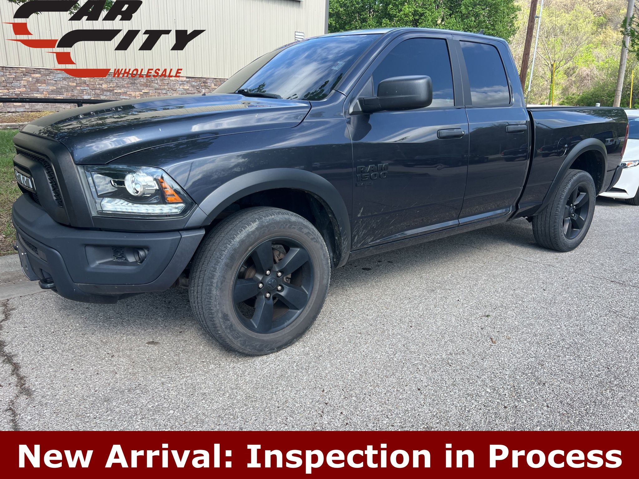 Gray (Maximum Steel Metallic Clearcoat) 2020 RAM 1500 Classic Warlock Quad Cab 4WD Pickup Truck Four-Wheel Drive 8-Speed Automatic