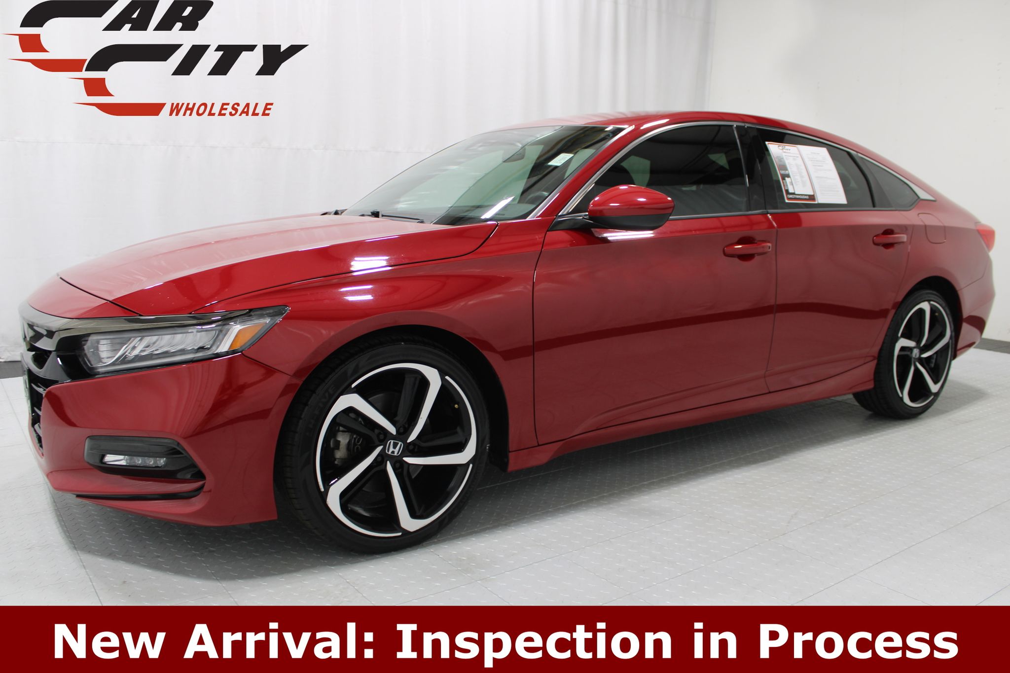 Red 2020 Honda Accord 1.5T Sport FWD Sedan Front-Wheel Drive Continuously Variable Transmission