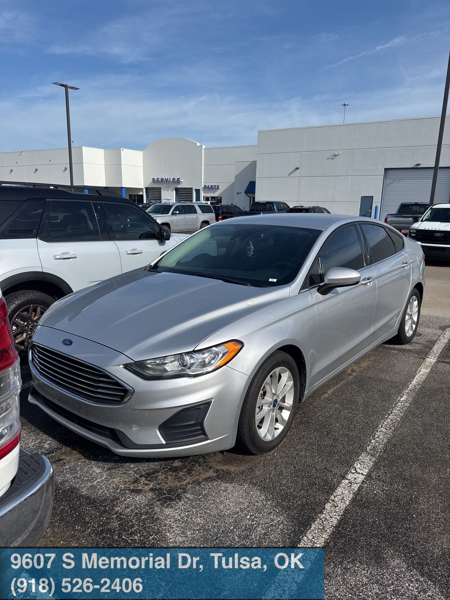 Ingot Silver 2019 Ford Fusion SE Sedan Front-Wheel Drive 6-Speed Automatic