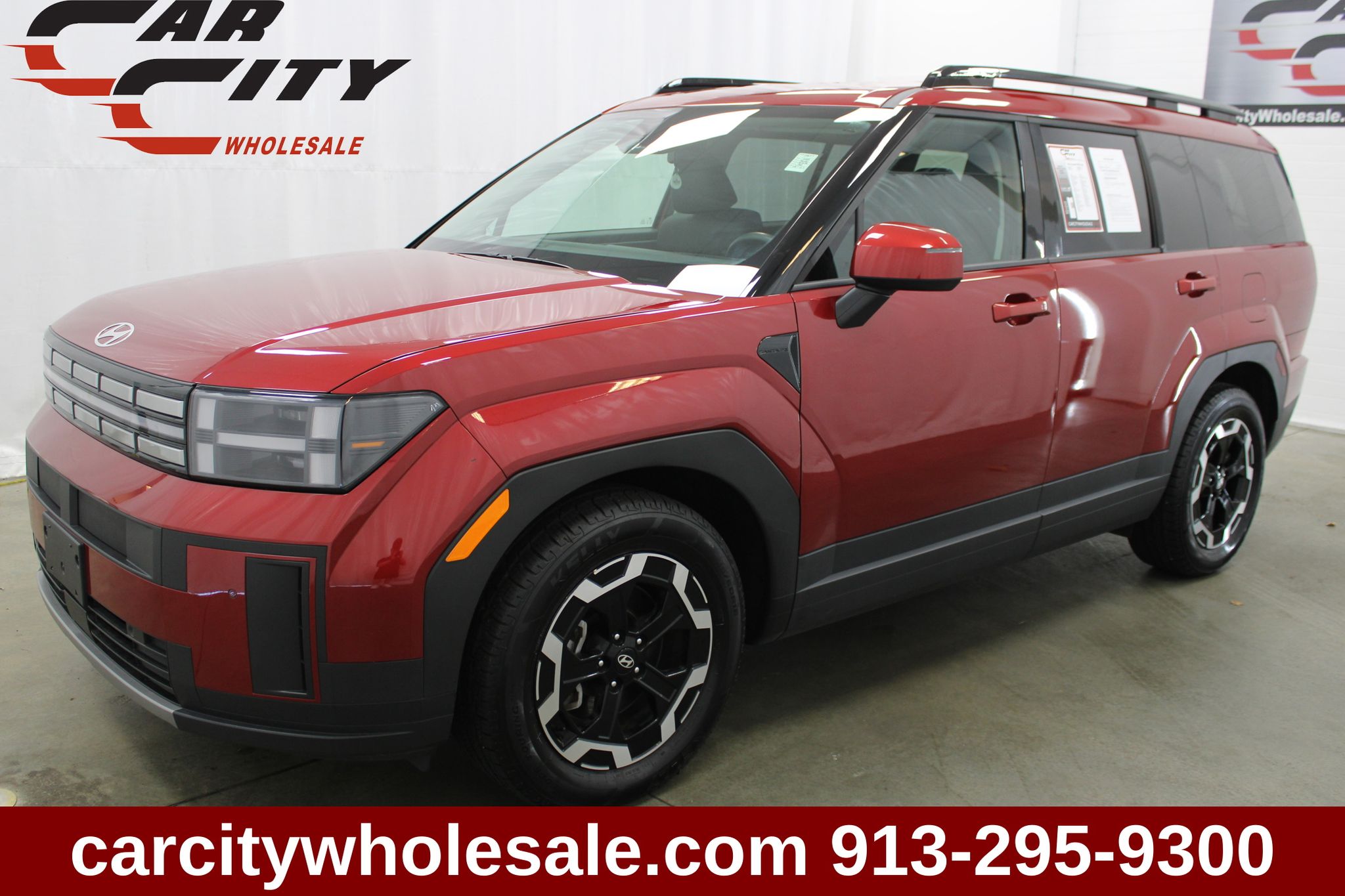 Ultimate Red 2025 Hyundai Santa Fe SUV / Crossover All-Wheel Drive Automatic
