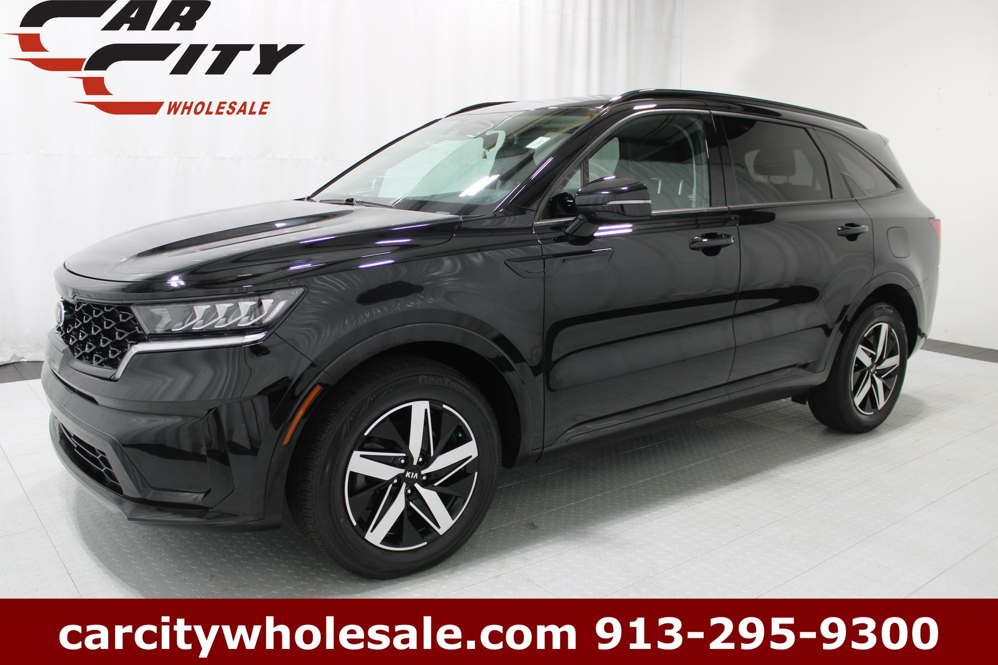 Ebony Black 2021 Kia Sorento SUV / Crossover Front-Wheel Drive 8-Speed Automatic
