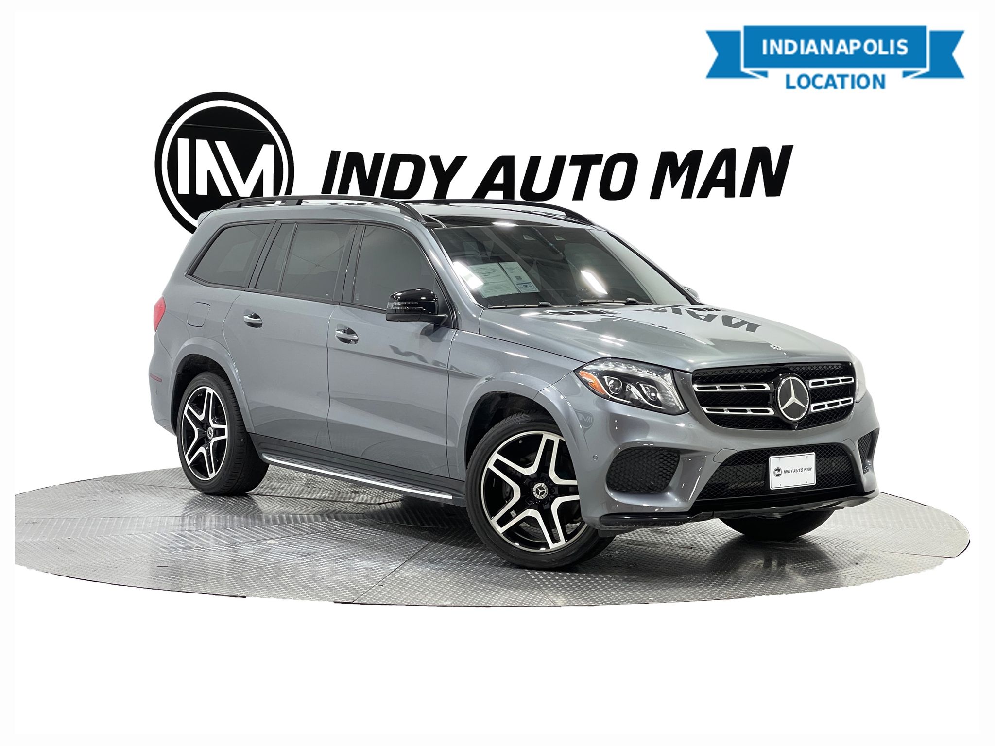Selenite Gray Metallic 2018 Mercedes-Benz GLS 550 4MATIC SUV / Crossover All-Wheel Drive 9-Speed Automatic