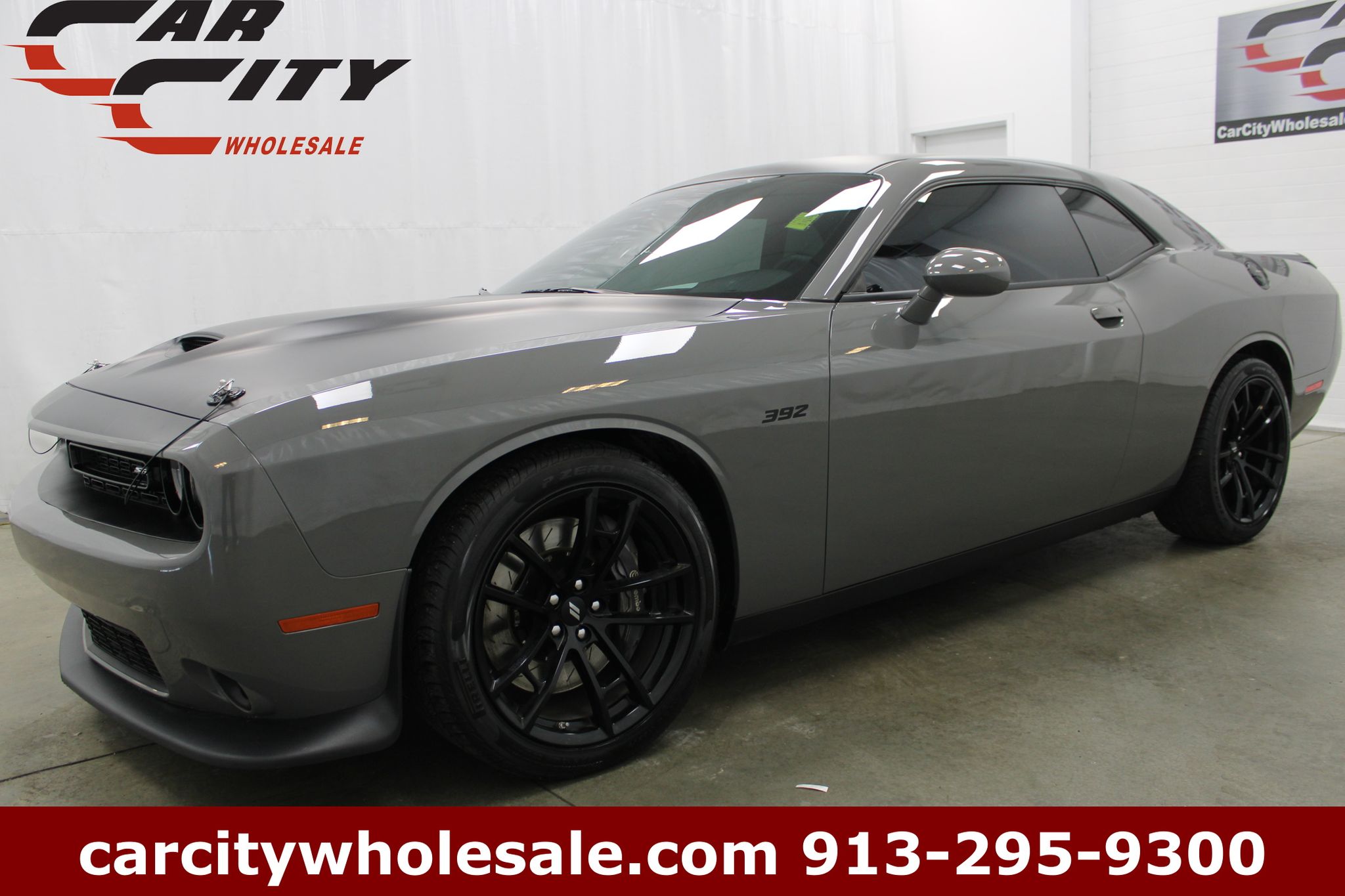 Destroyer Gray Clearcoat 2018 Dodge Challenger T/A 392 RWD Coupe Rear-Wheel Drive 8-Speed Automatic