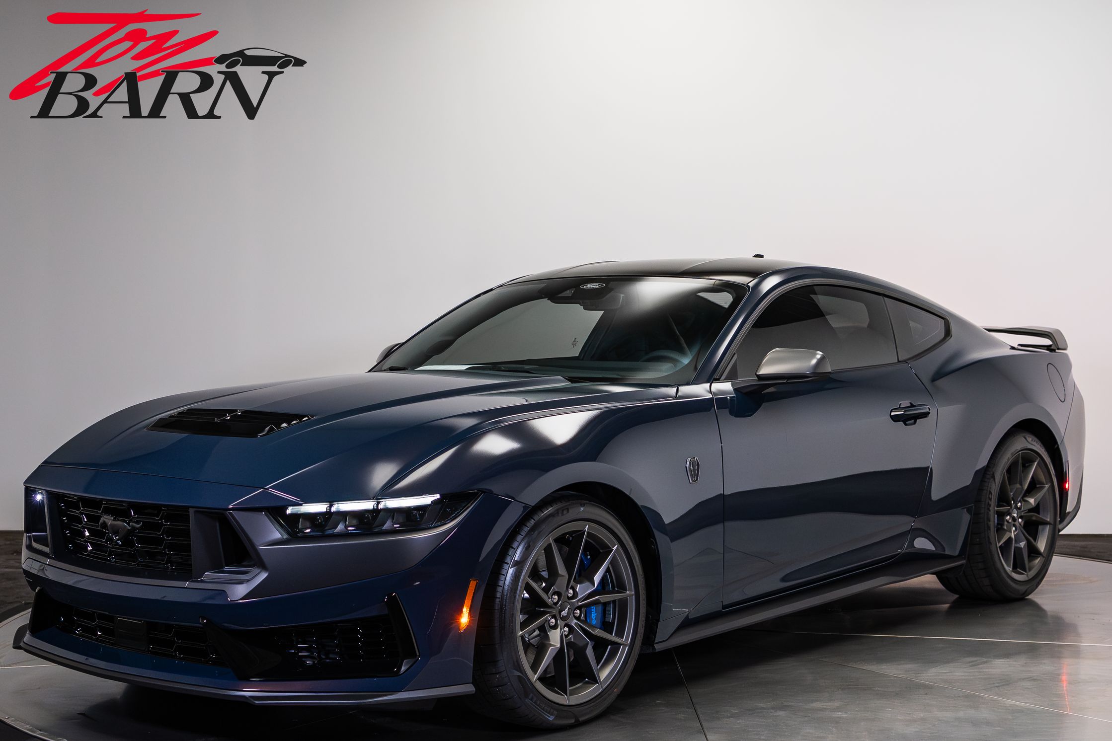 Blue 2025 Ford Mustang Dark Horse Fastback RWD Coupe Rear-Wheel Drive 6-Speed Manual