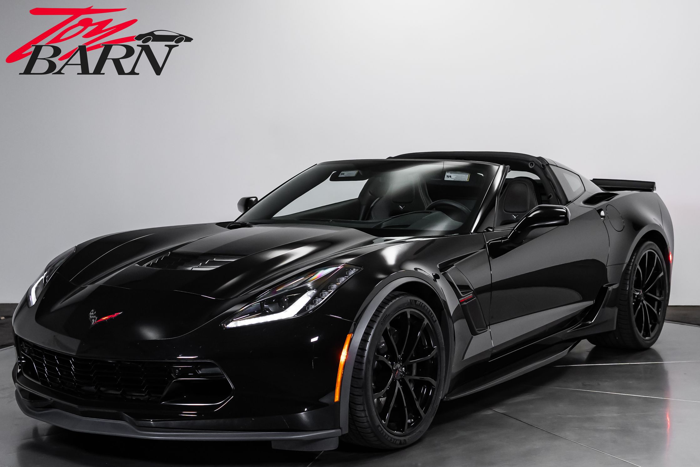 Black 2017 Chevrolet Corvette Coupe Rear-Wheel Drive 8-Speed Automatic