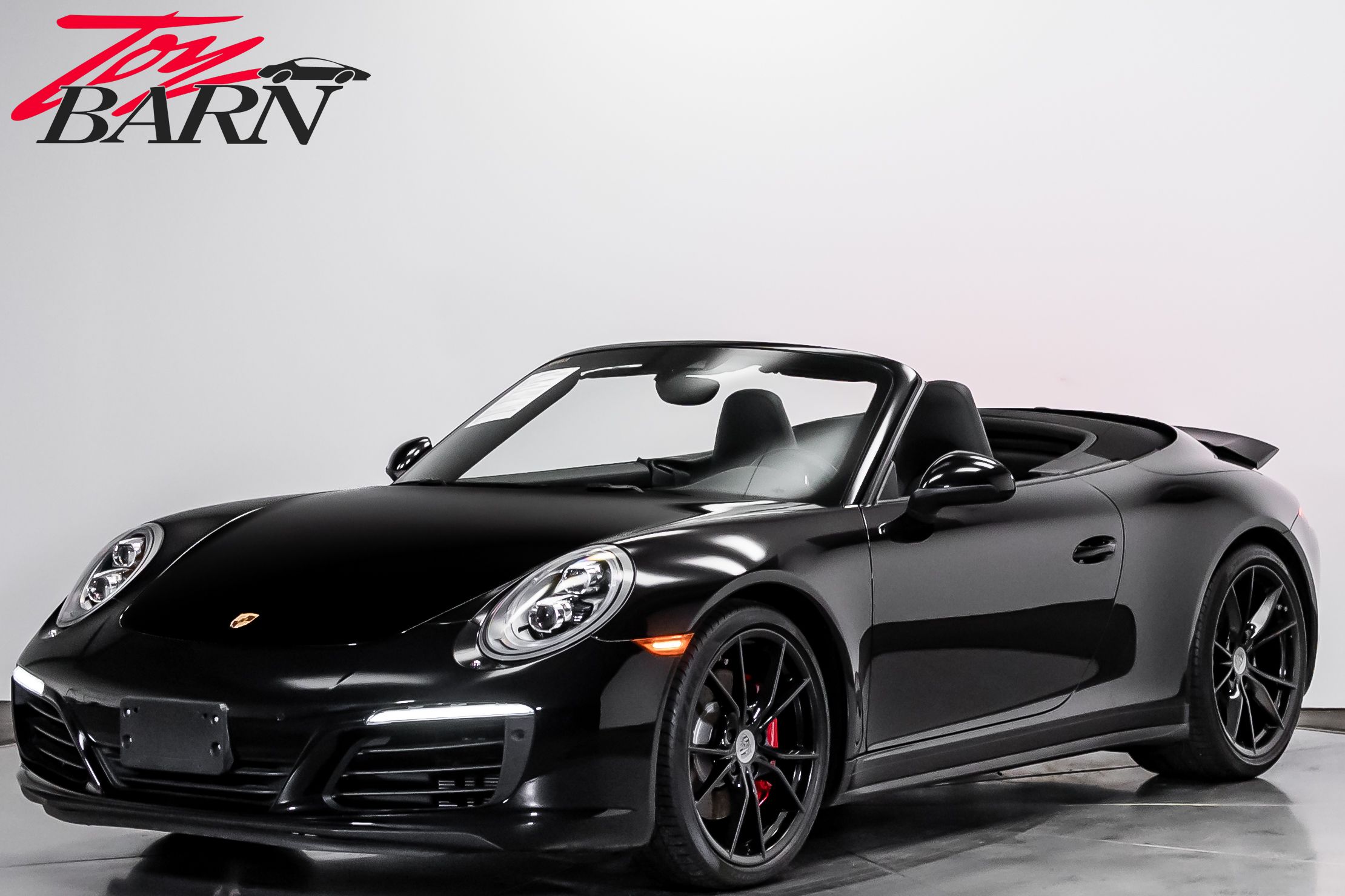 Black 2017 Porsche 911 Carrera 4S Cabriolet AWD Convertible All-Wheel Drive 7-Speed Automatic