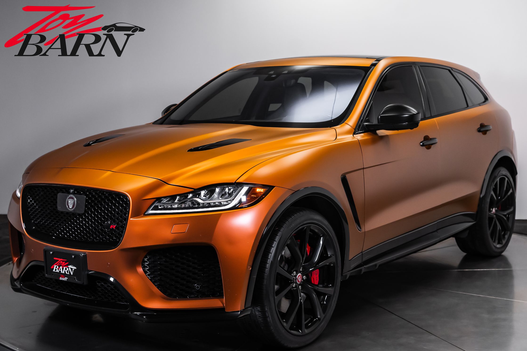 Orange 2020 Jaguar F-PACE SUV / Crossover All-Wheel Drive 8-Speed Automatic