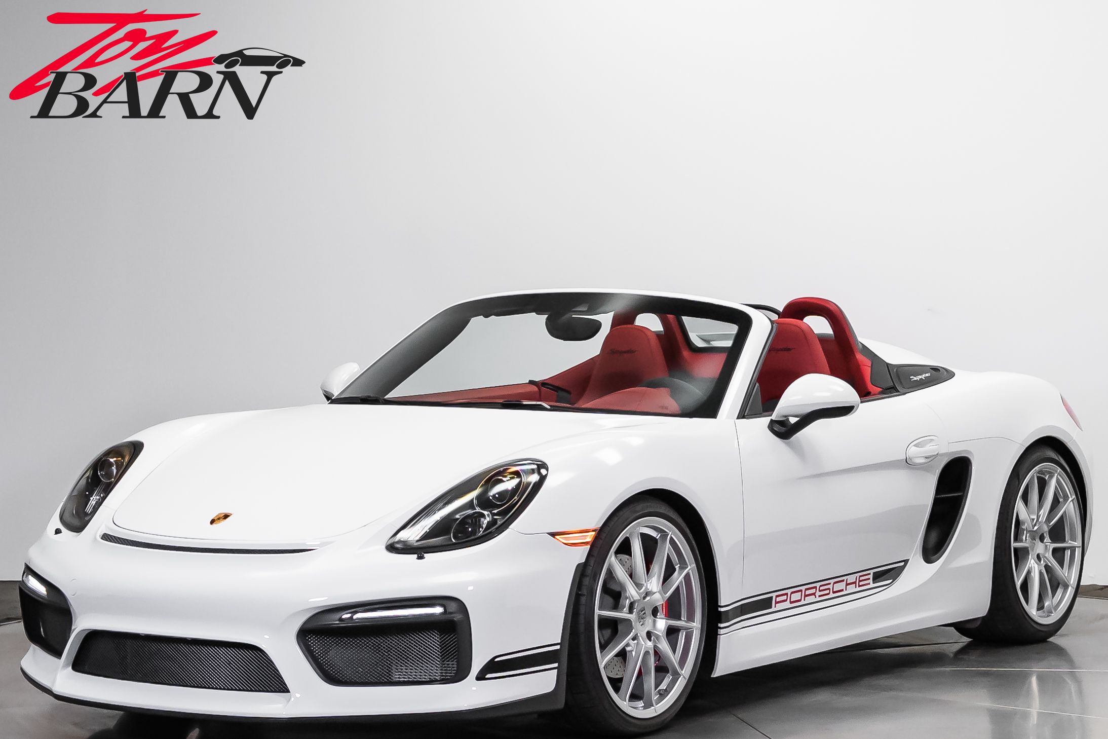 White 2016 Porsche Boxster Spyder RWD Convertible Rear-Wheel Drive 6-Speed Manual Overdrive