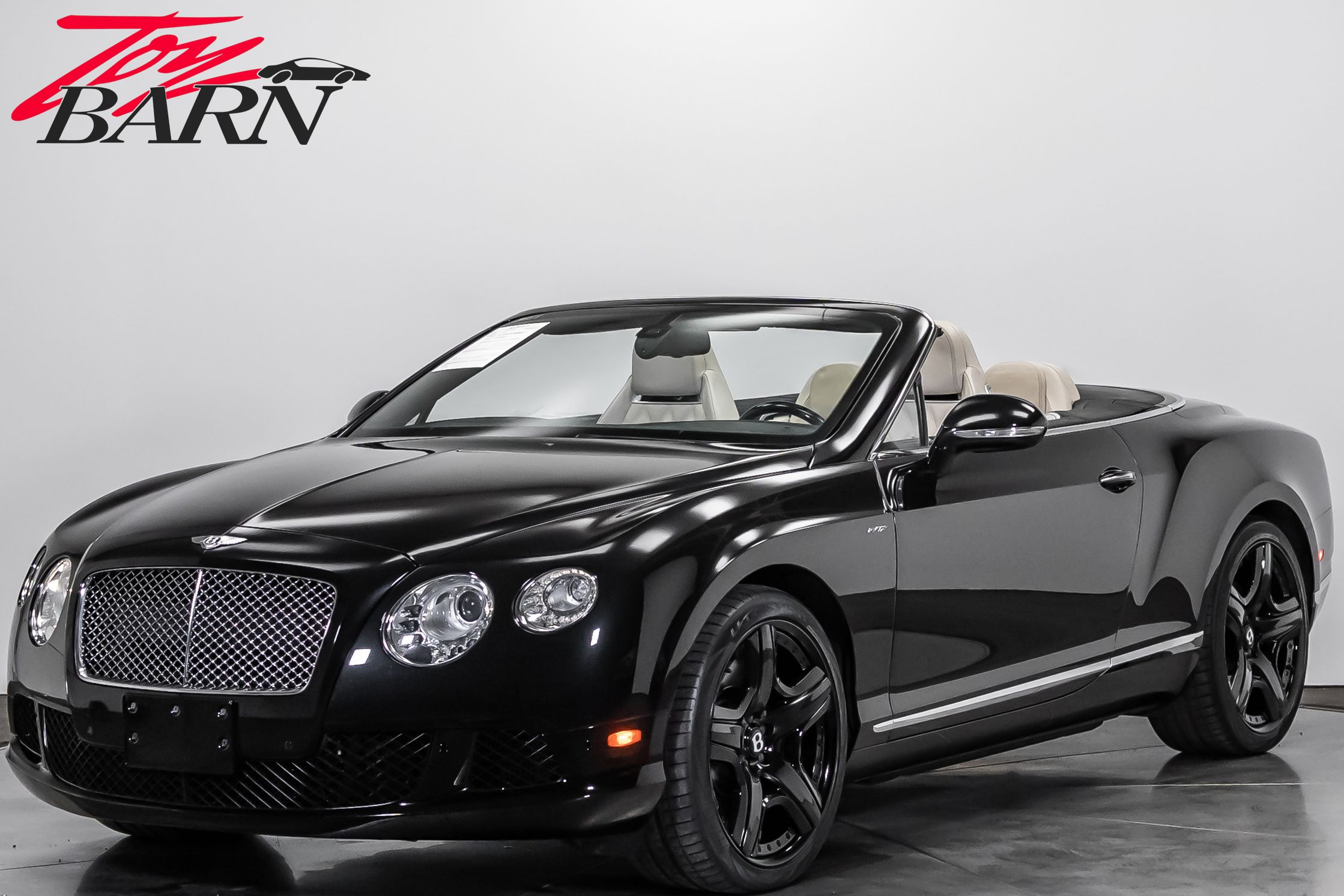 Black 2015 Bentley Continental GTC W12 AWD Convertible All-Wheel Drive 8-Speed Automatic