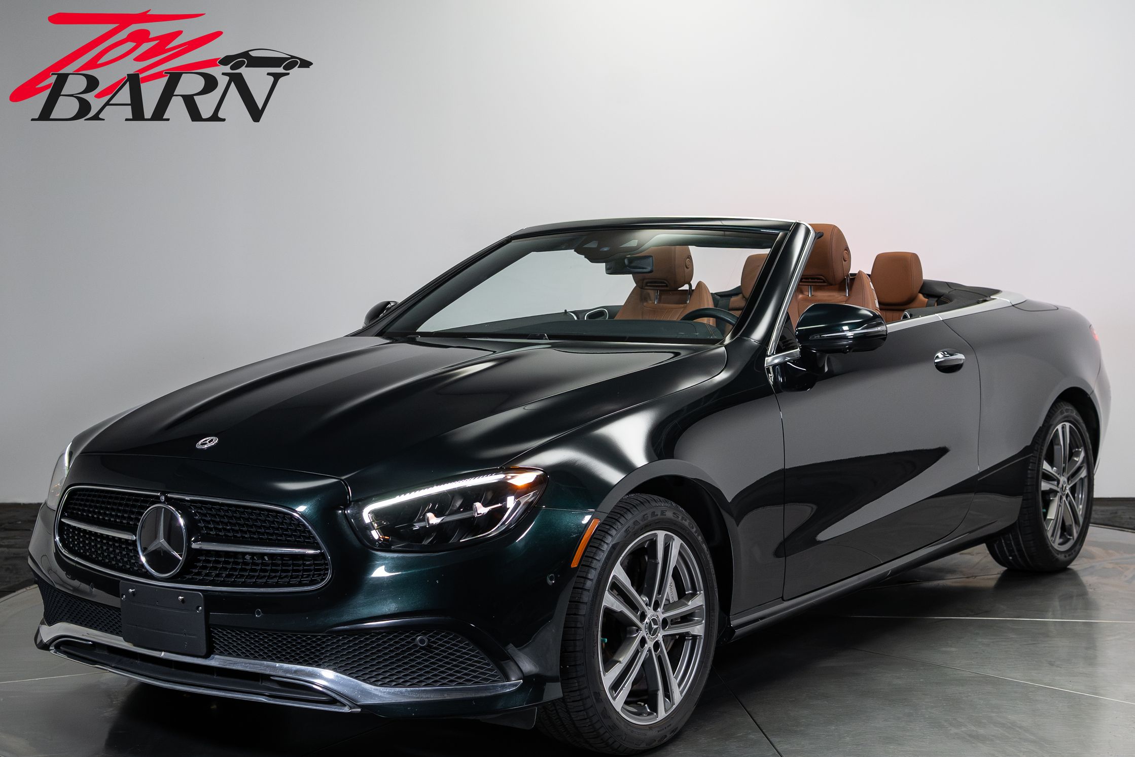 Emerald Green Metallic 2022 Mercedes-Benz E-Class Convertible All-Wheel Drive 9-Speed Automatic