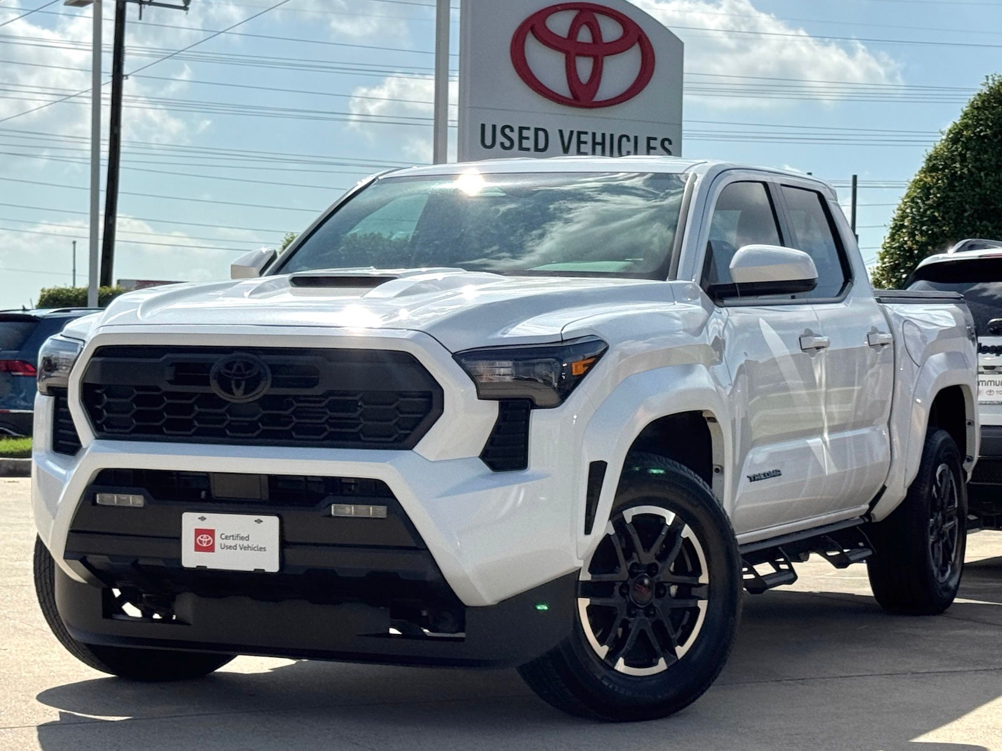 2026 Toyota Tacoma TRD Sport White at Gullo Toyota