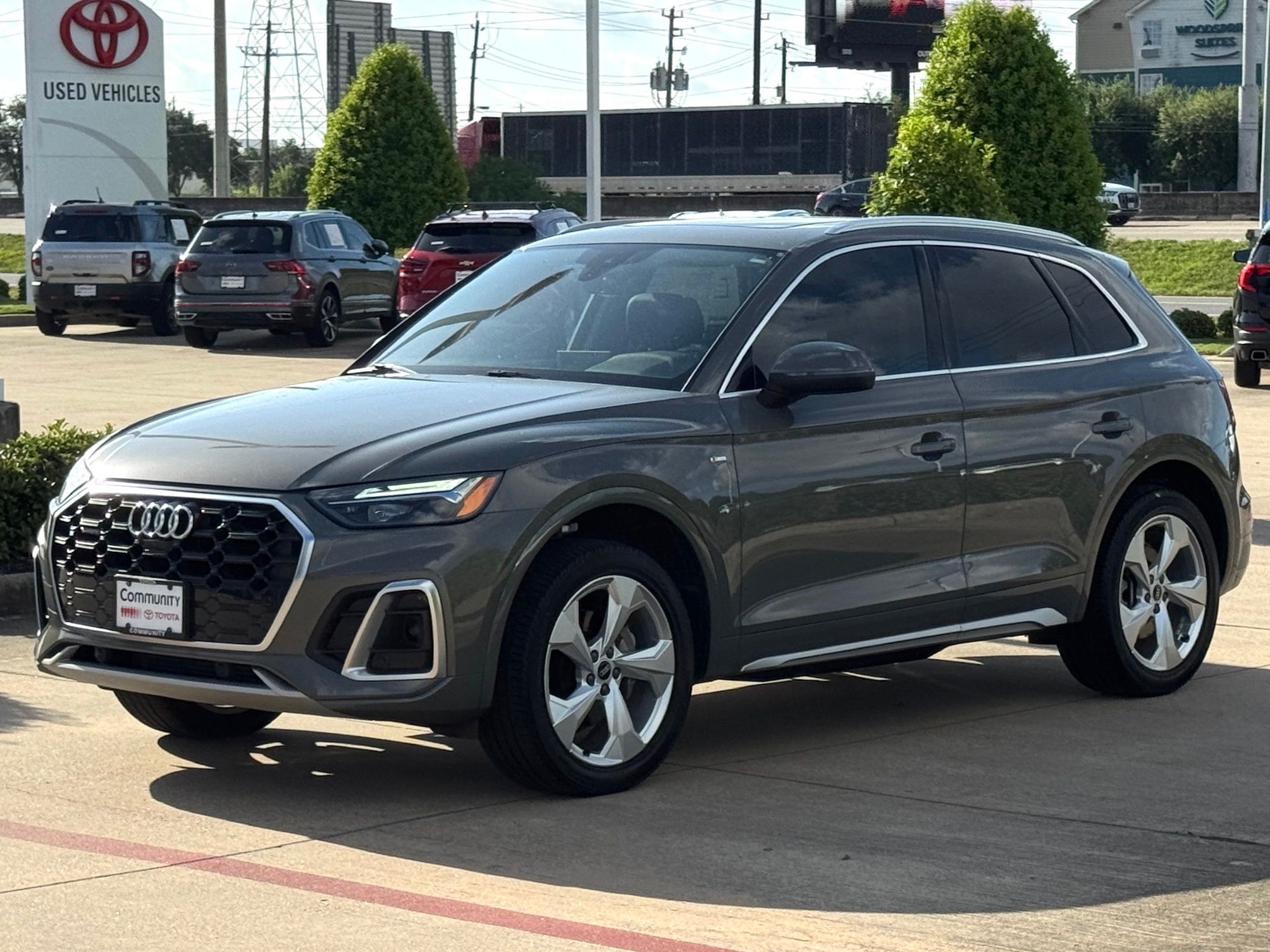 2023 Audi Q5 45 S line Premium Plus Gray at Big Star Buick GMC