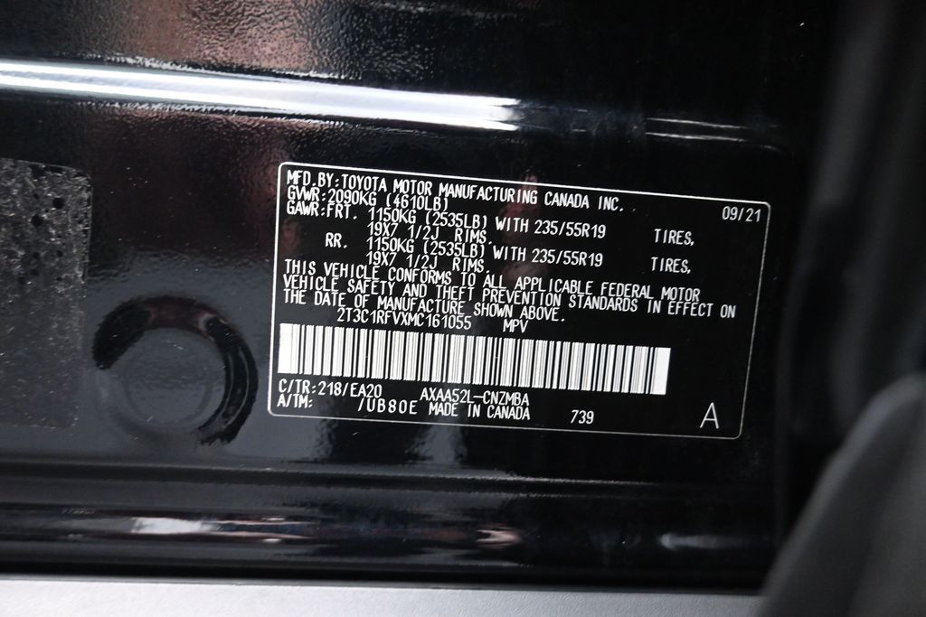 2021 Toyota RAV4 XLE Premium Black at DeMontrond Auto Country