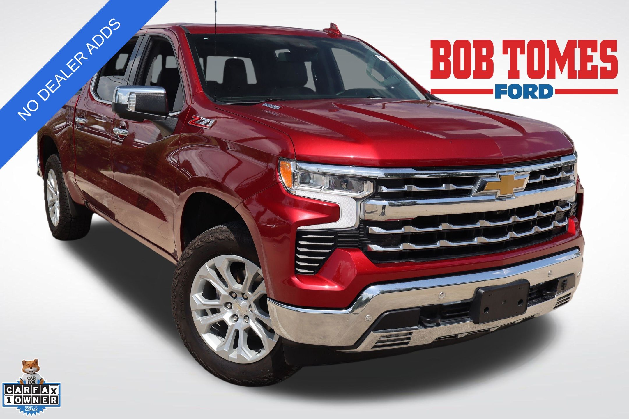Radiant Red 2023 Chevrolet Silverado 1500 Pickup Truck Four-Wheel Drive Automatic