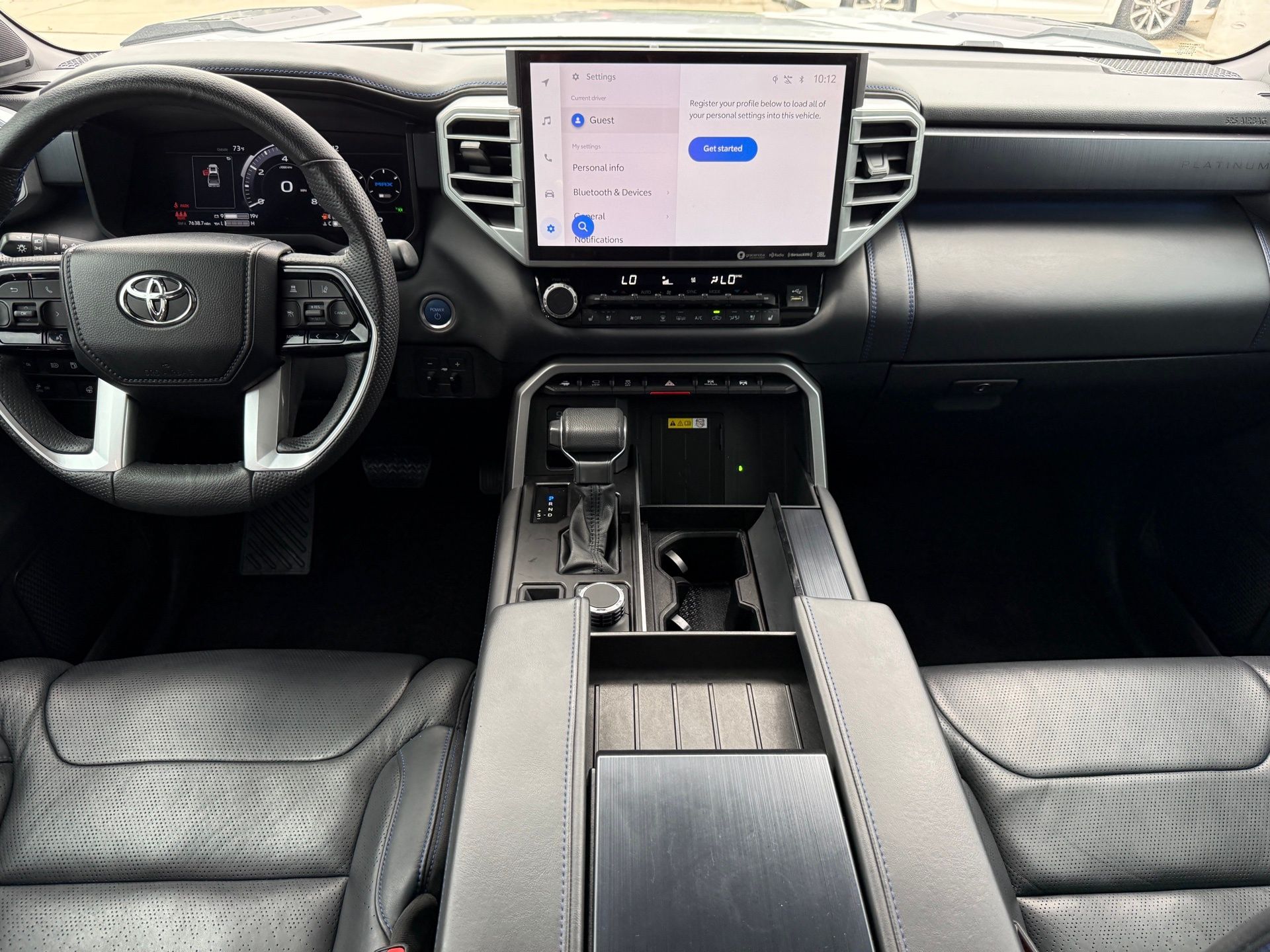2023 Toyota Tundra Hybrid Platinum Silver at EAG Ford Navasota