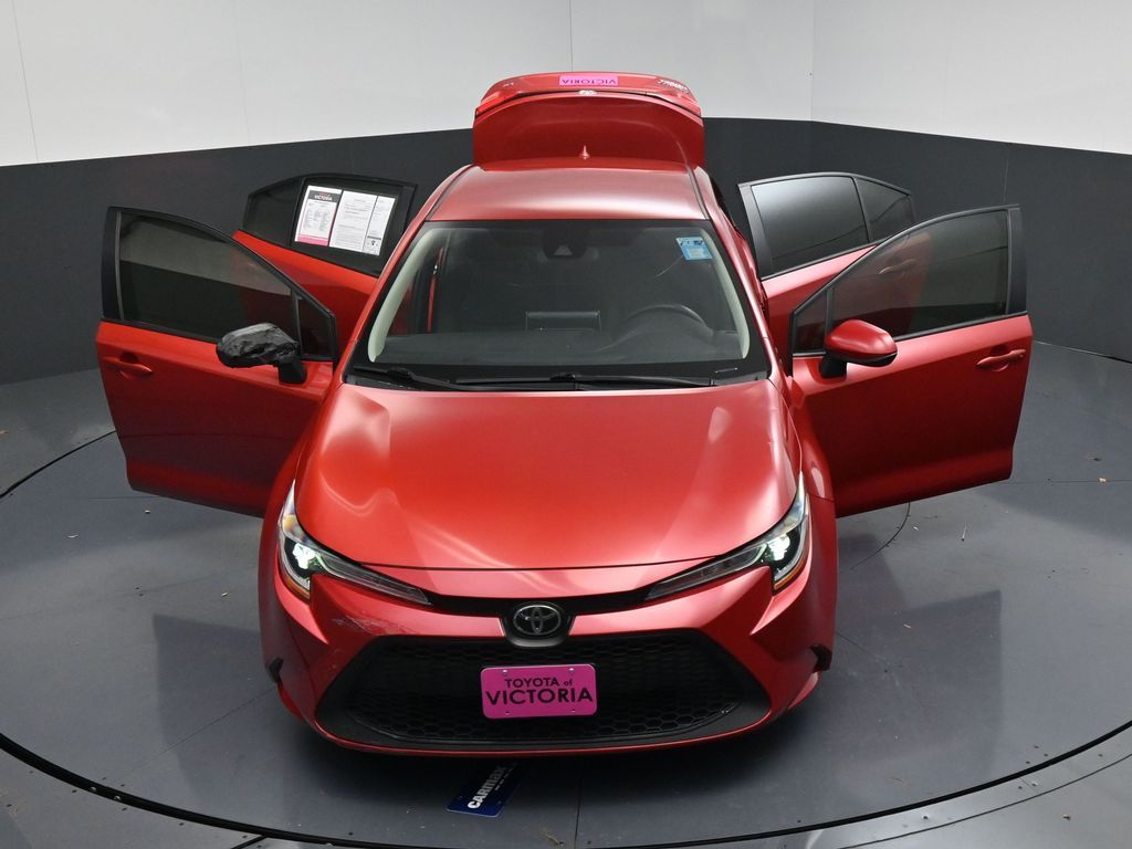2021 Toyota Corolla LE Red at DeMontrond Auto Country