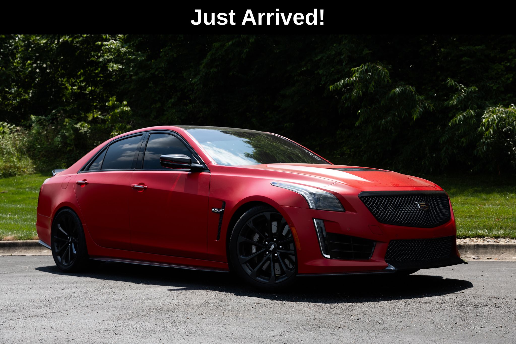 Velocity Red 2019 Cadillac CTS-V Sedan Rear-Wheel Drive 8-Speed Automatic