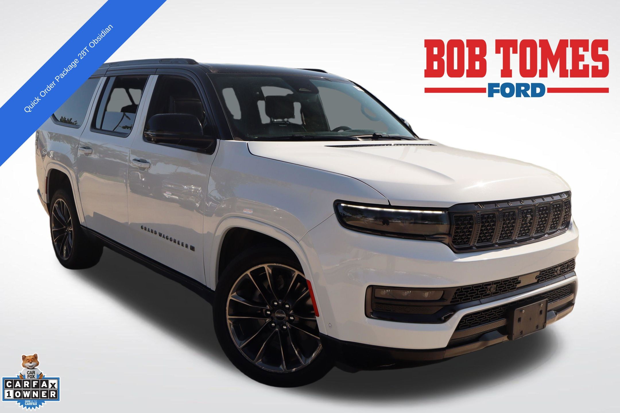 Bright White Clearcoat 2024 Jeep Grand Wagoneer L SUV / Crossover Four-Wheel Drive 8-Speed Automatic