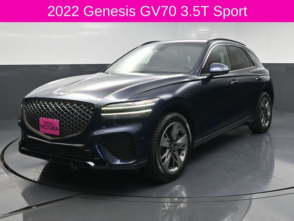 2022 Genesis GV70 3.5T Sport Blue at Genesis of Spring