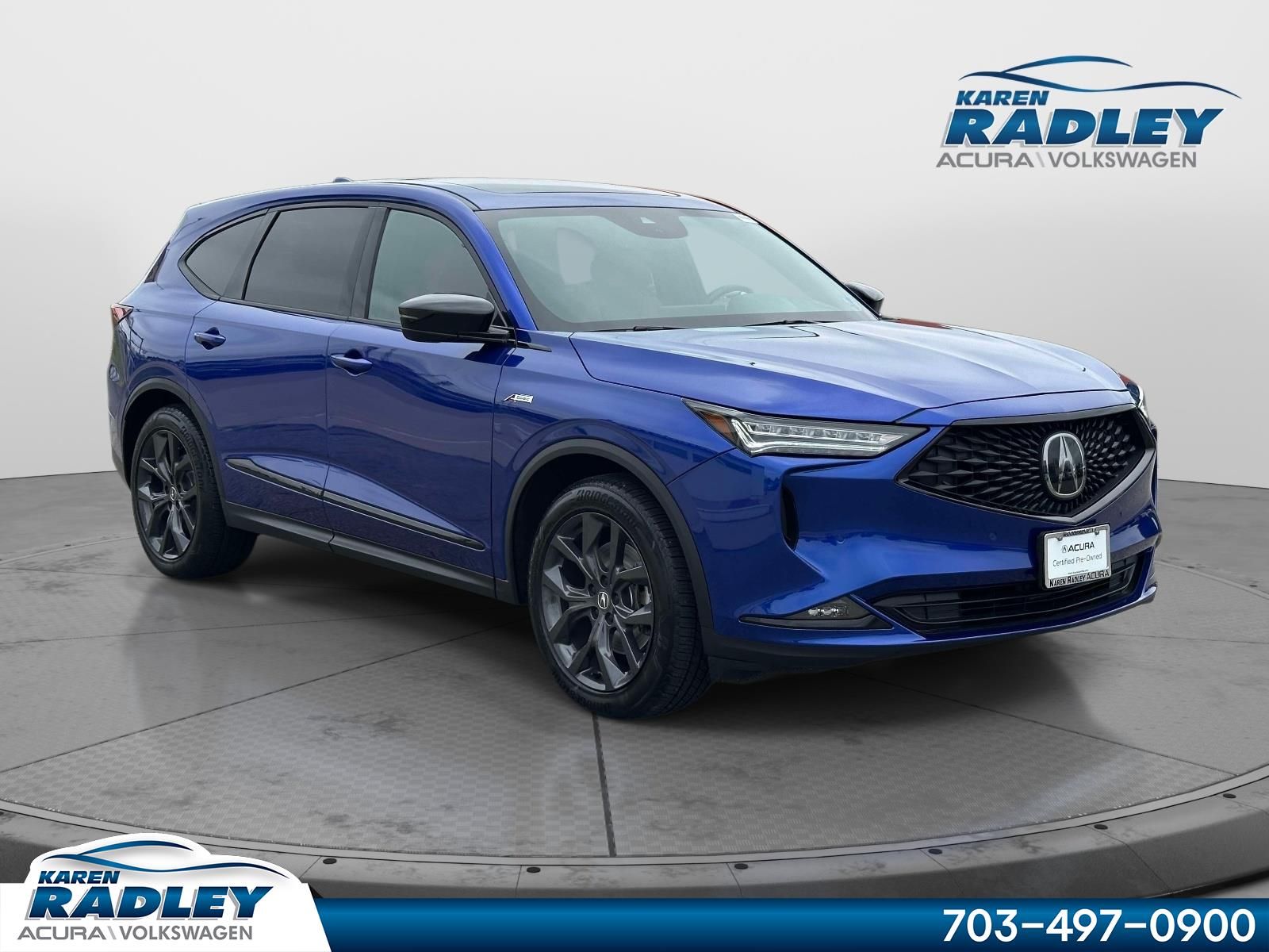 Apex Blue Pearl 2022 Acura MDX SUV / Crossover All-Wheel Drive Automatic