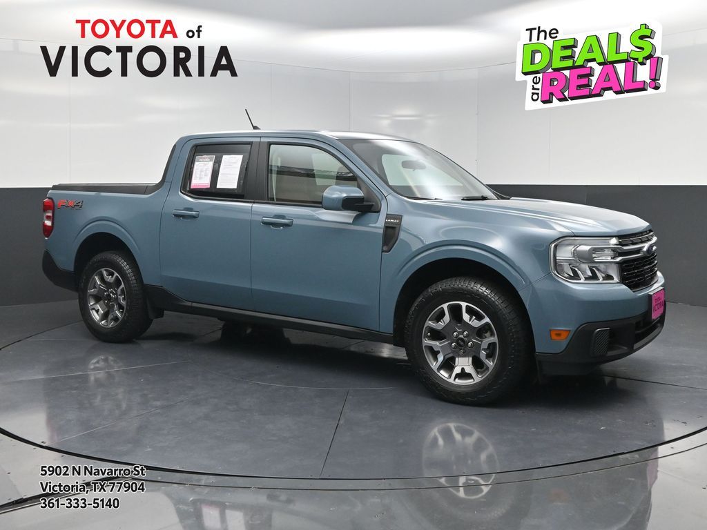2022 Ford Maverick Lariat Blue at AutoSavvy Houston Northwest