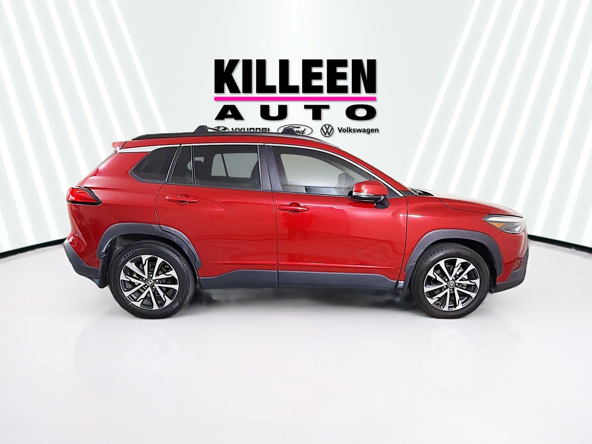 2022 Toyota Corolla Cross XLE Red at Emmons Autoplex