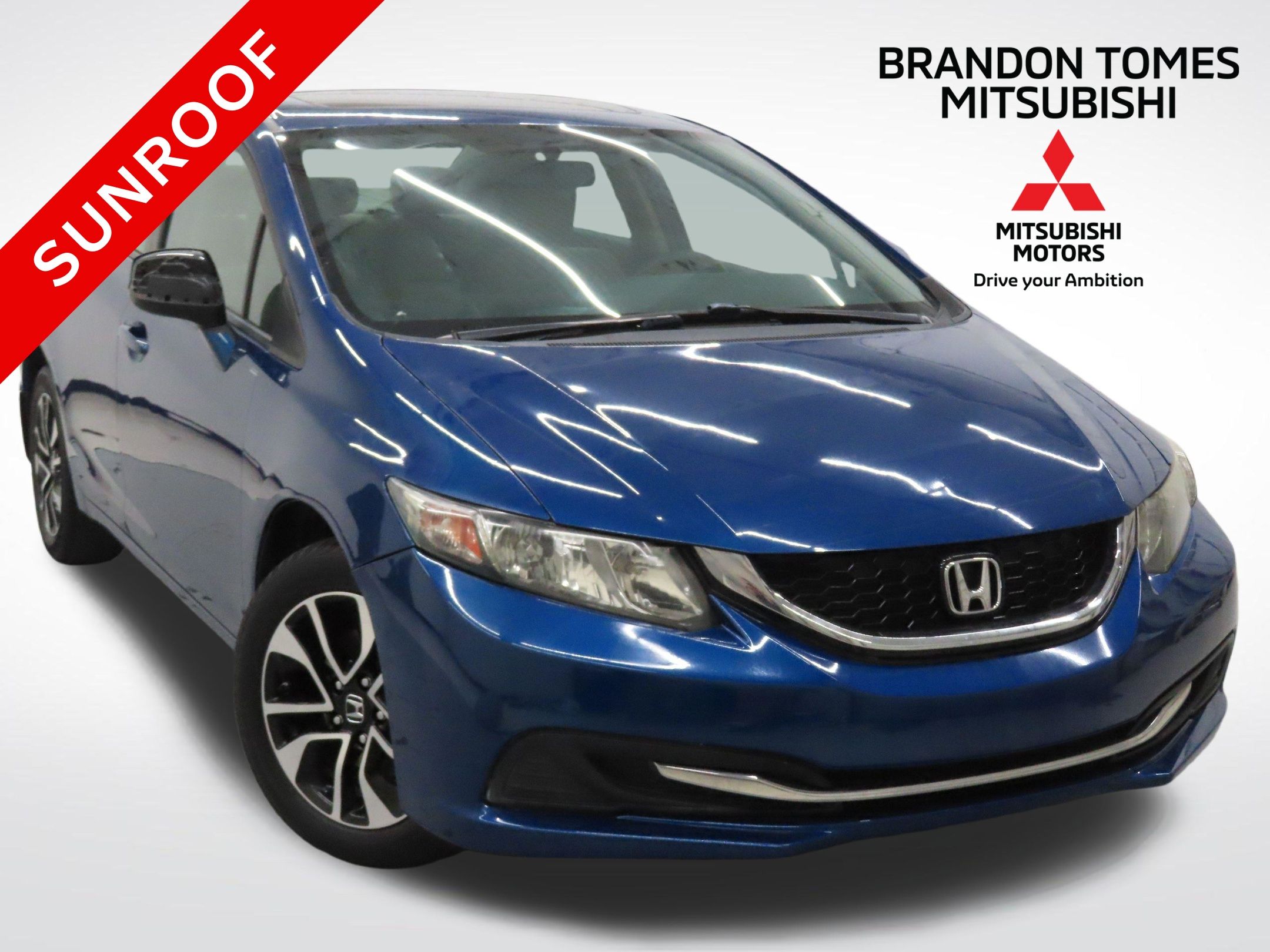 Dyno Blue Pearl 2013 Honda Civic Sedan Front-Wheel Drive 5-Speed Automatic