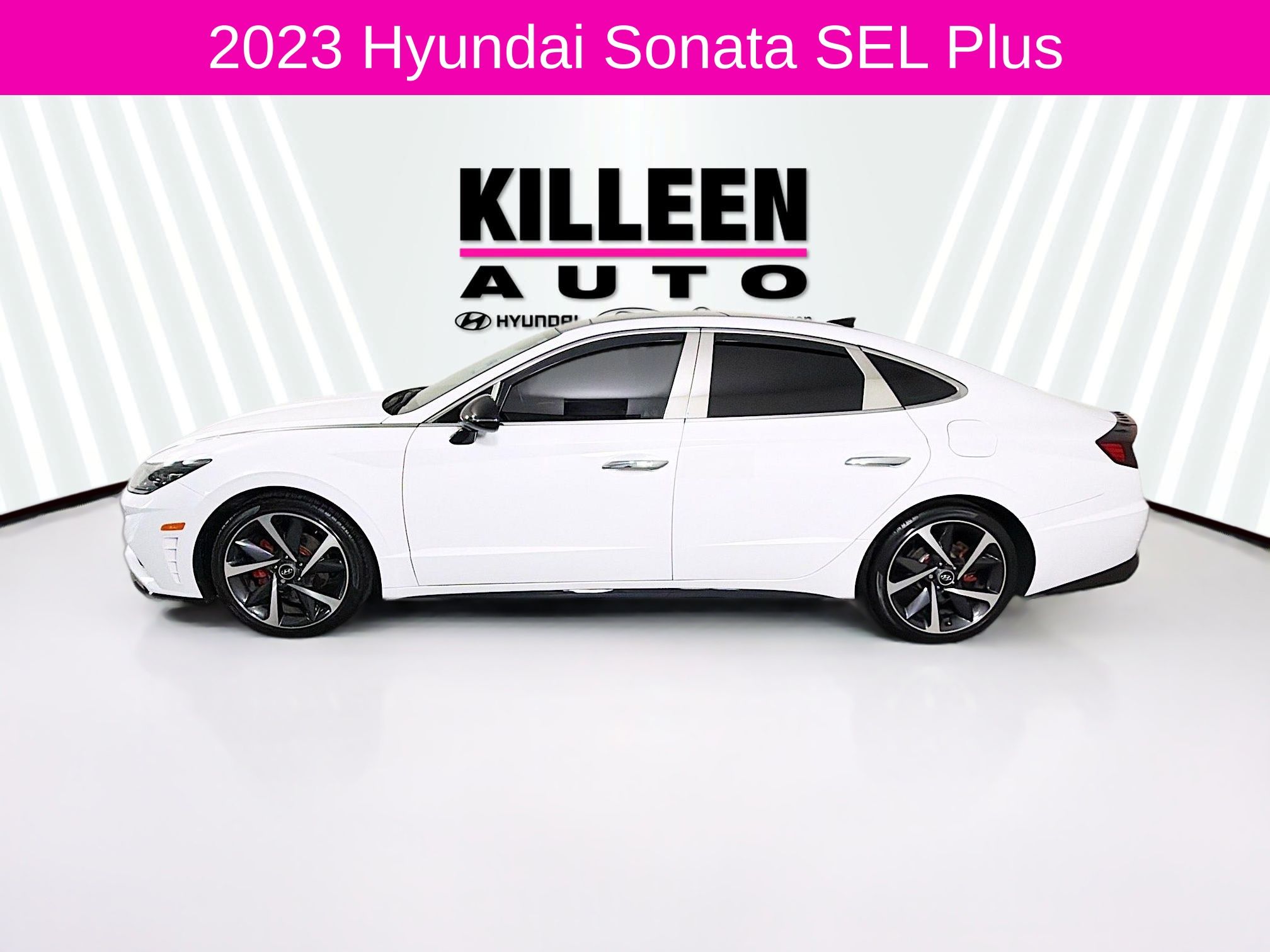 2023 Hyundai Sonata SEL Plus White at DeMontrond Ford