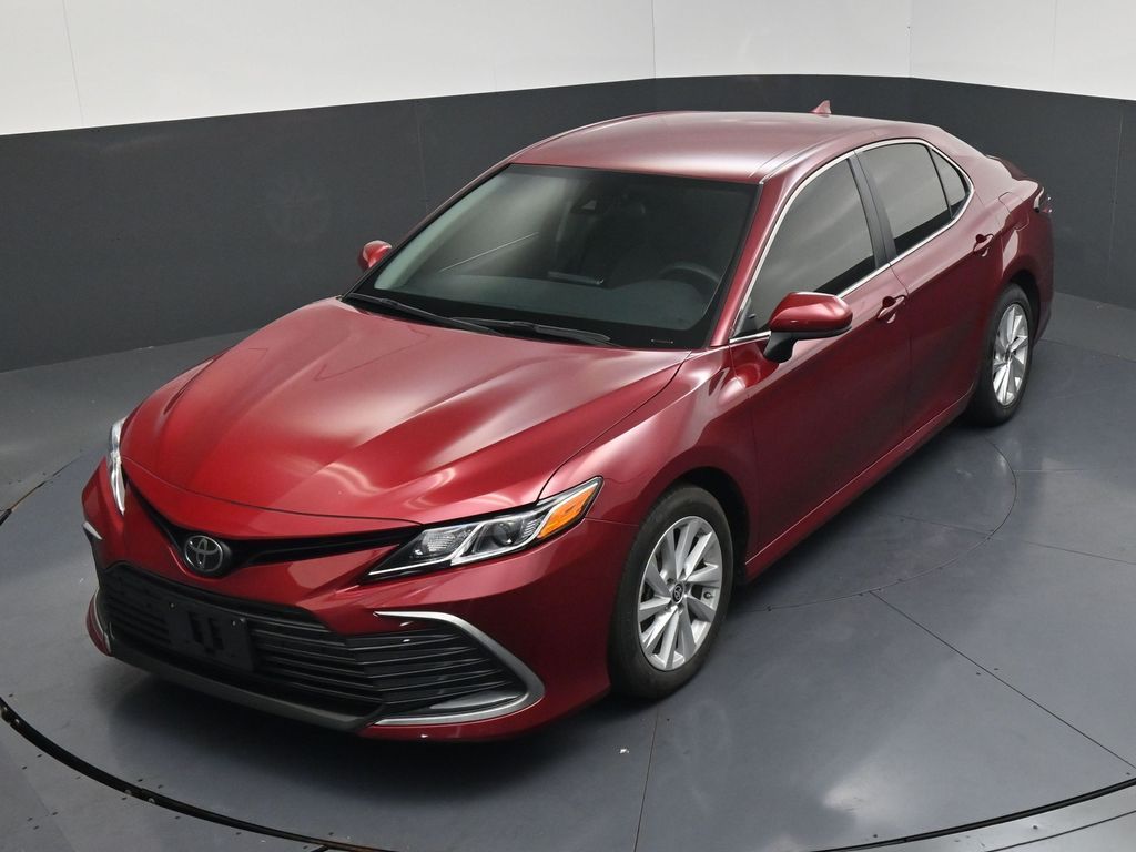 2022 Toyota Camry LE Red at Monument Chevrolet