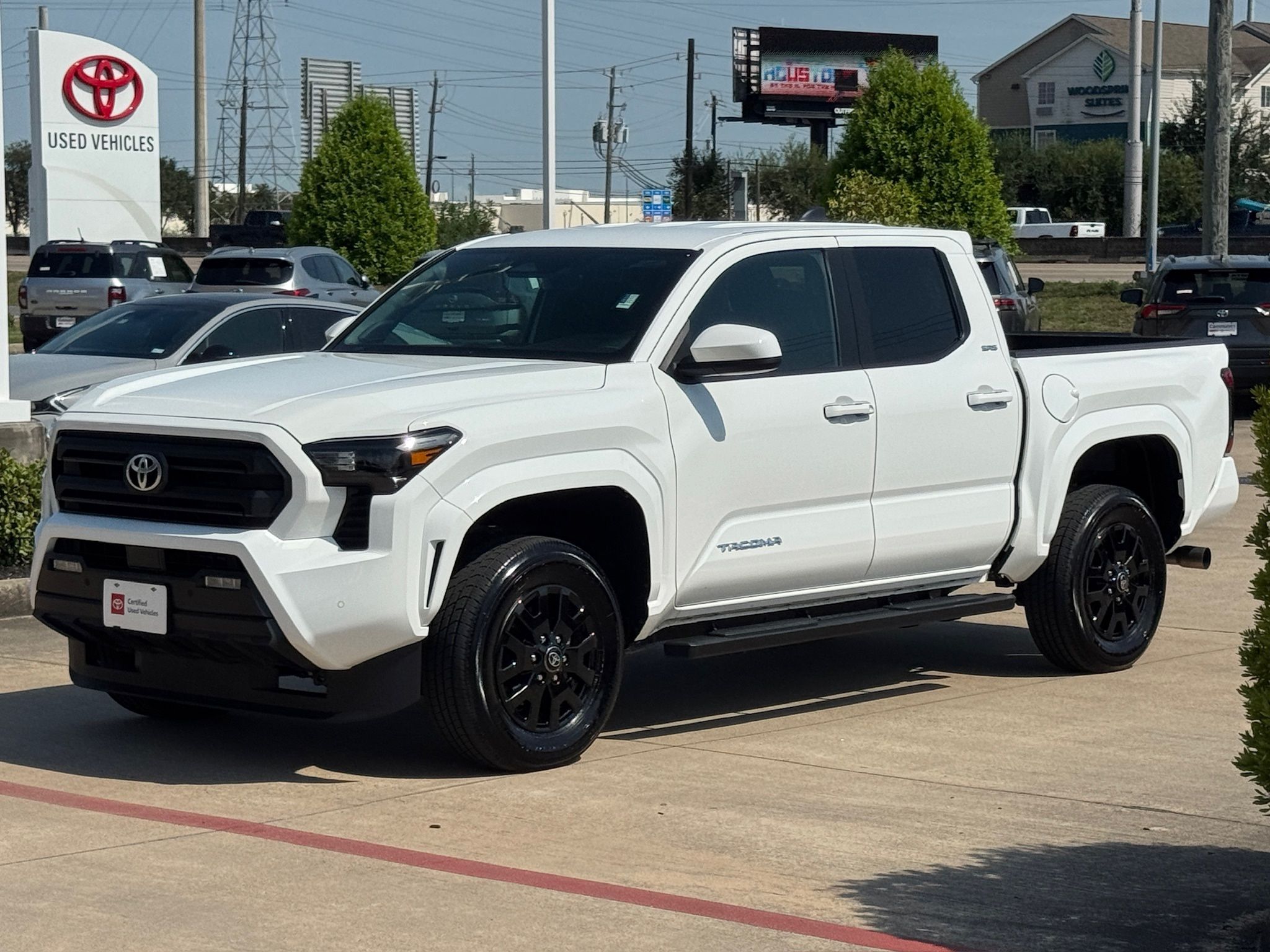 2025 Toyota Tacoma SR5 White at Toyota of Victoria