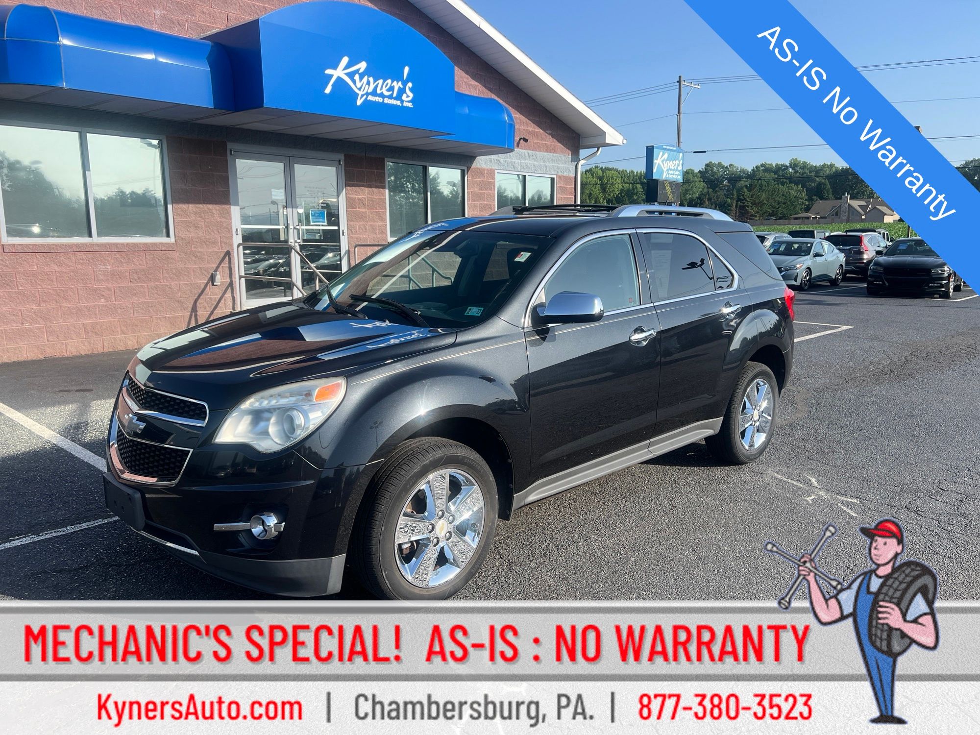 Black Granite Metallic 2012 Chevrolet Equinox SUV / Crossover All-Wheel Drive 6-Speed Automatic Overdrive